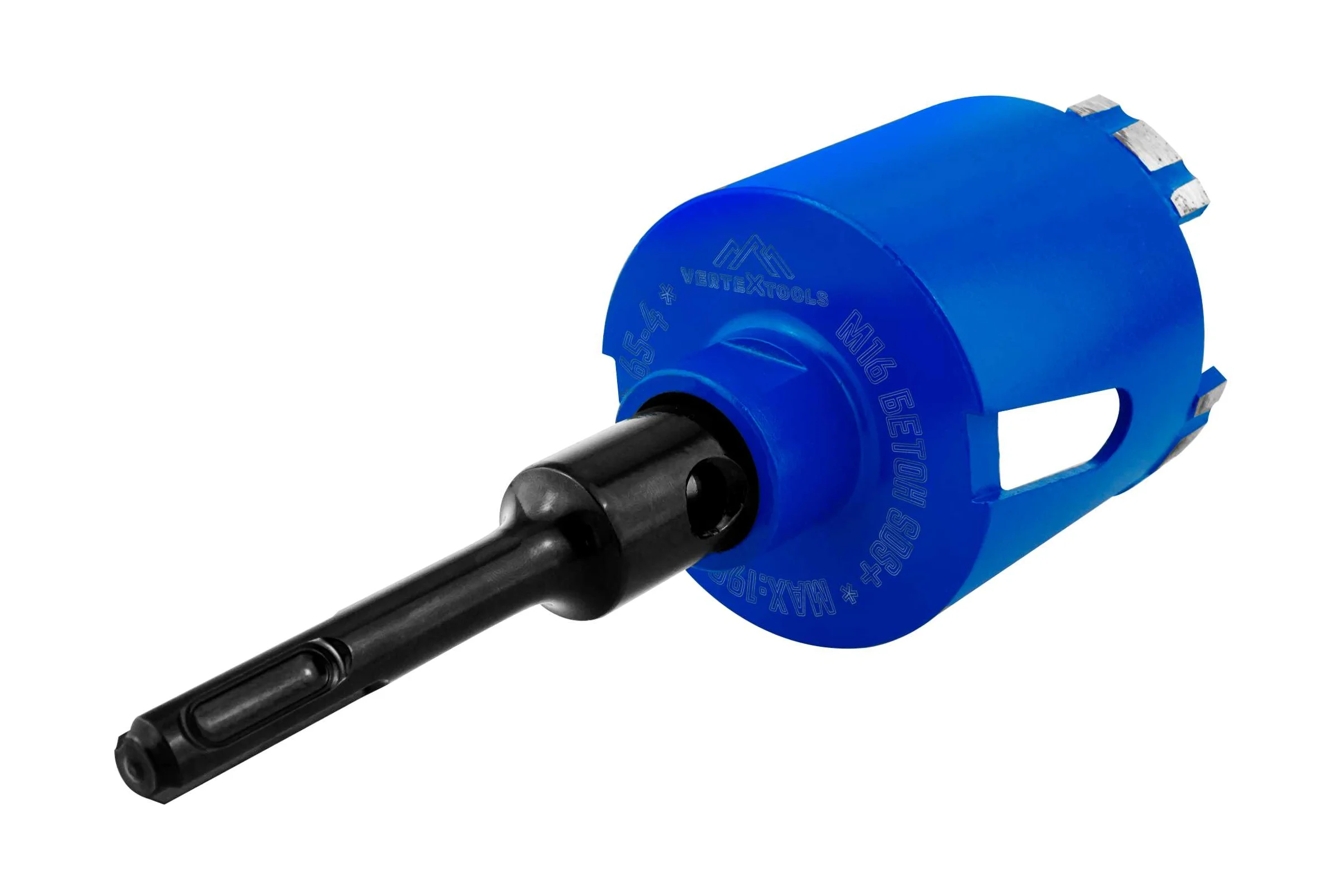 Коронка алмазная по бетону 68 мм vertextools 333-1-68