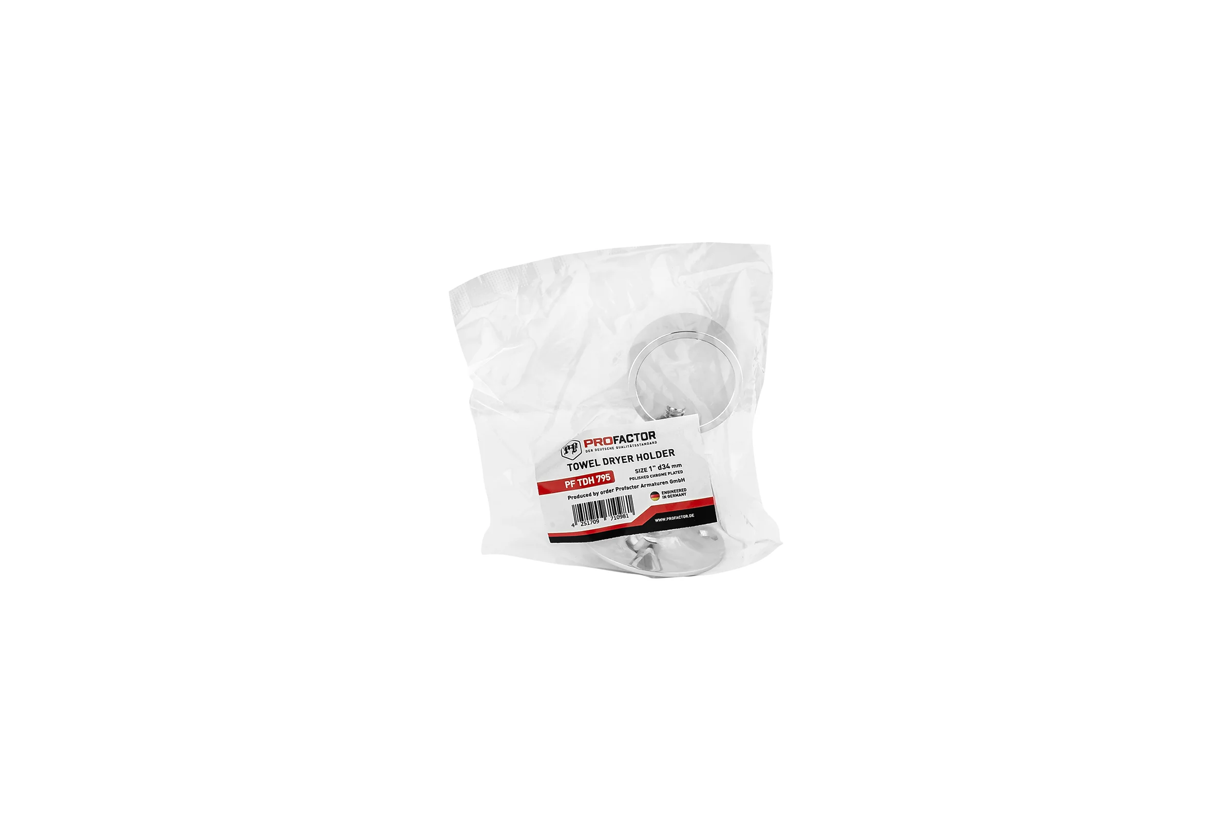 Кронштейн латунный телескопический для полотенцесушителя PROFACTOR CHROME 1 PF TDH 795