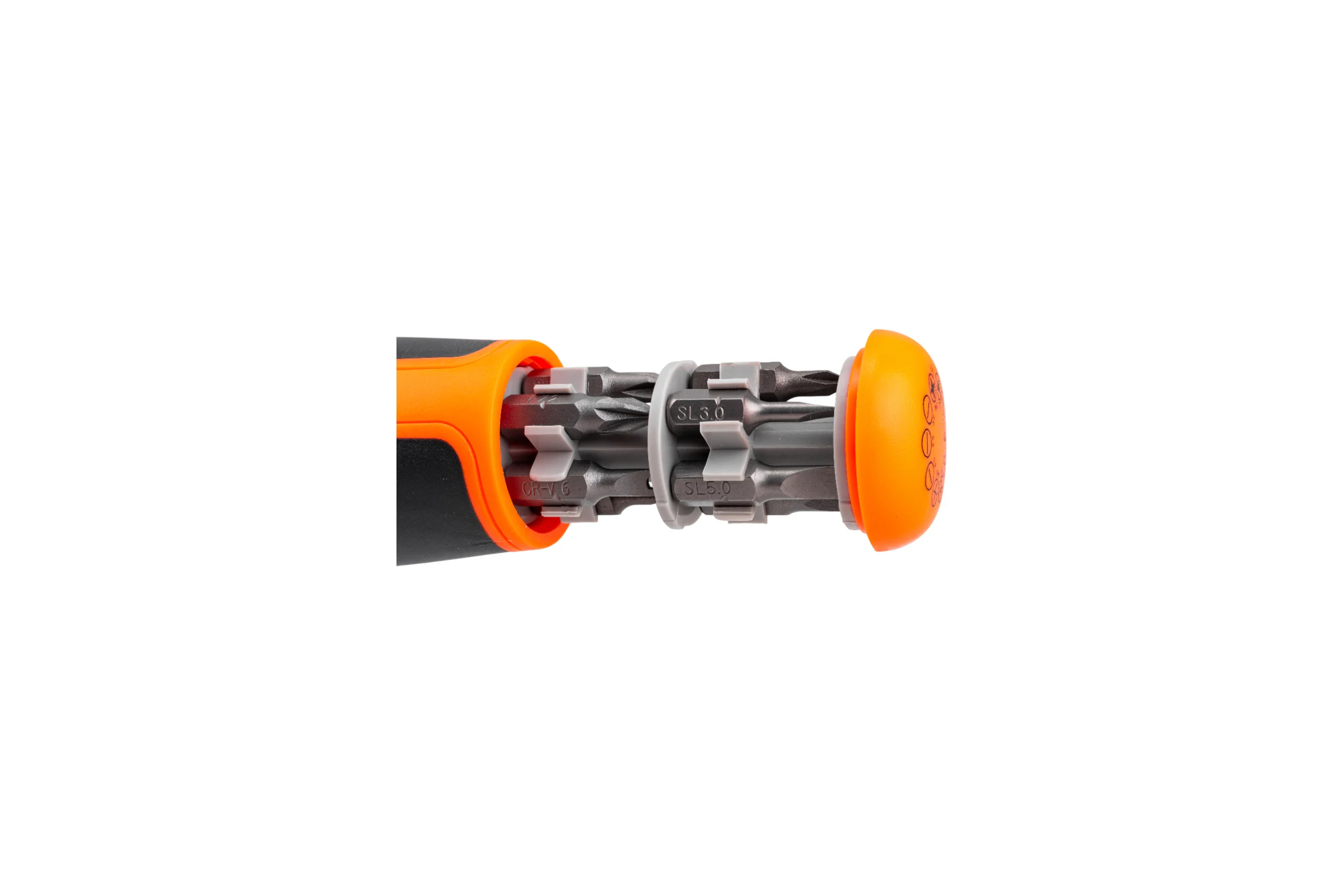 Отвертка реверсивная с набором бит Rockforce RF-32810(65128)