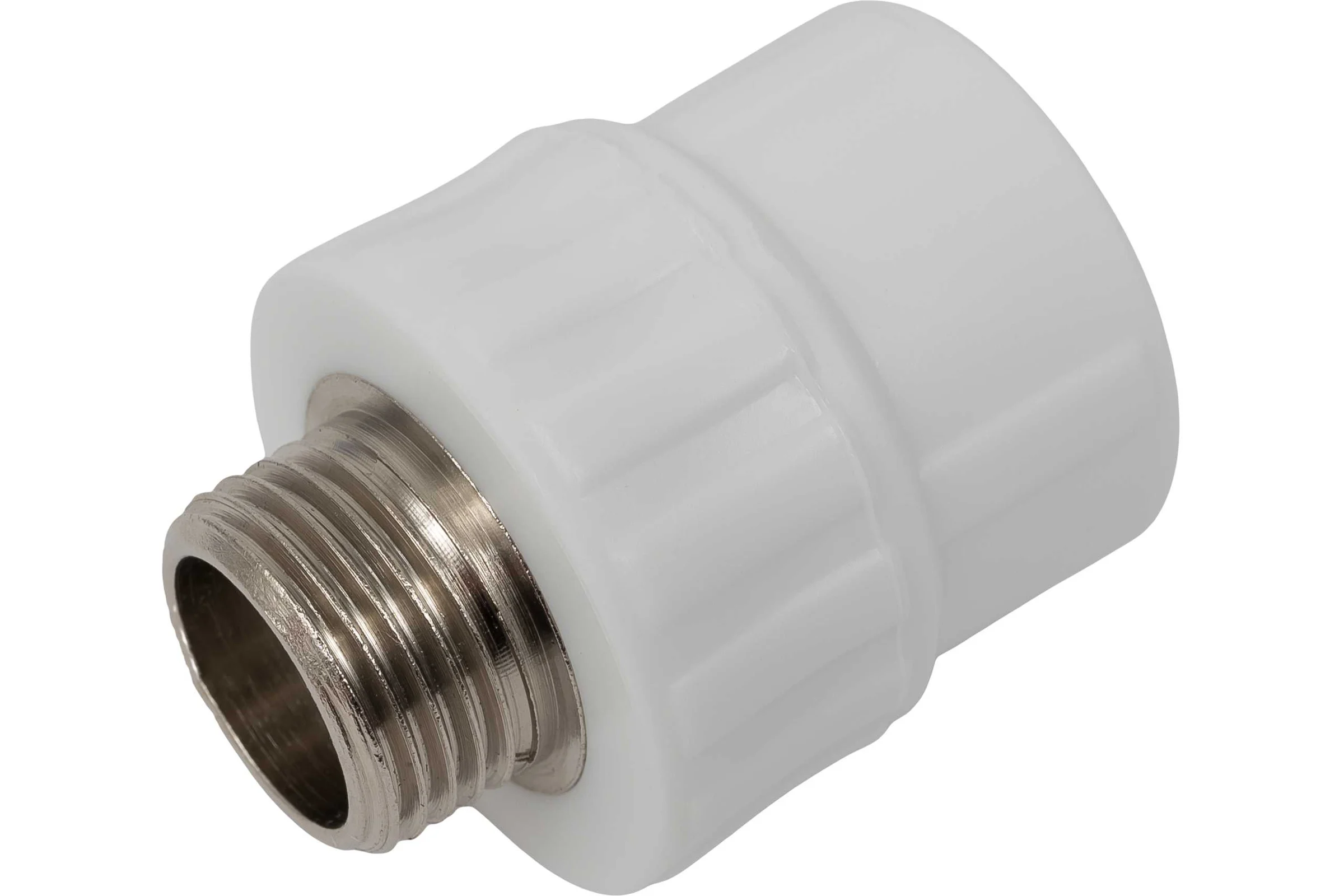 Муфта PP-R бел комб 25х1/2 НР Gigant GPM-25X12НР