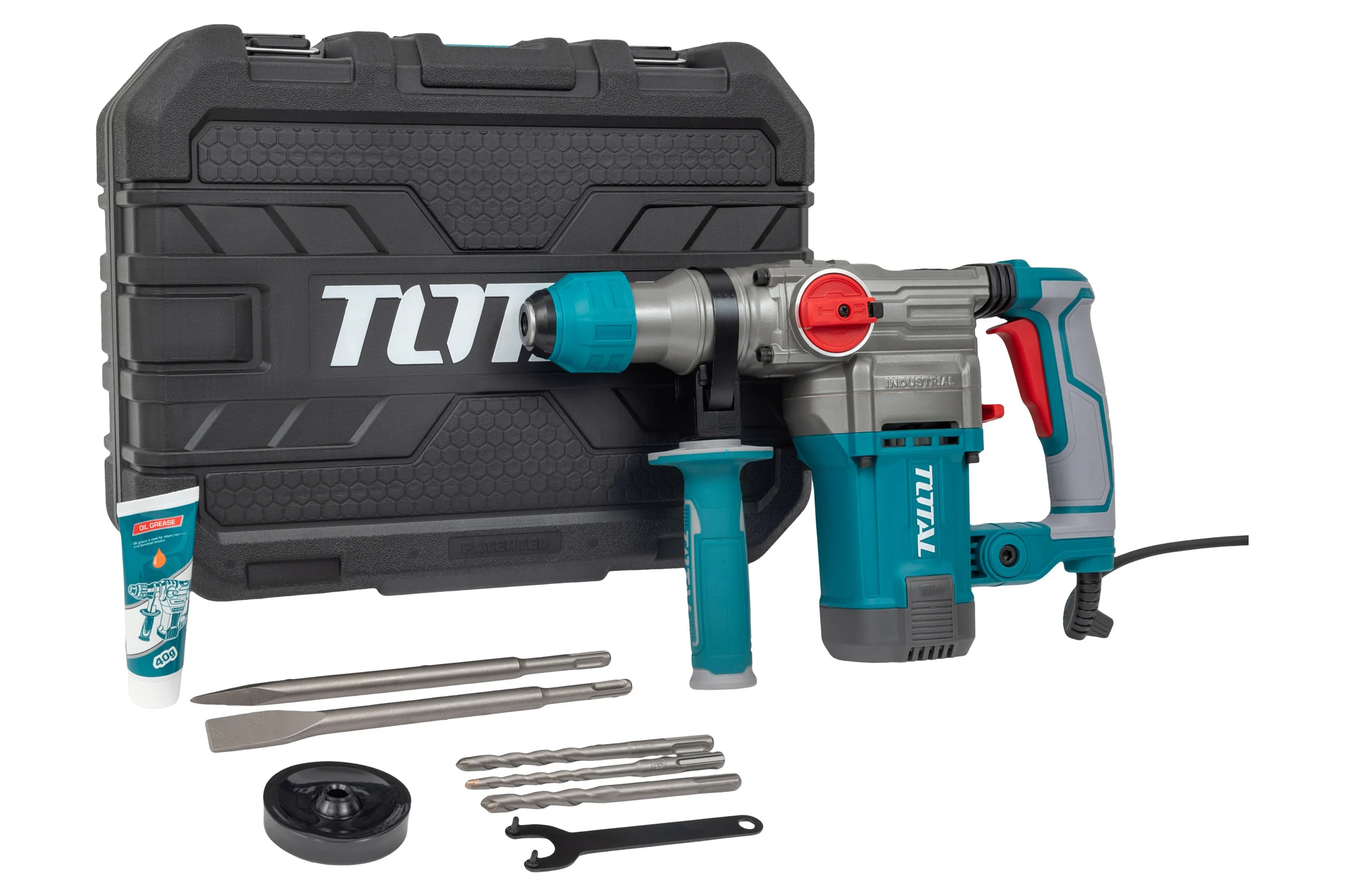 Перфоратор TOTAL 1500Вт 5.5Дж SDS Plus TH1153256