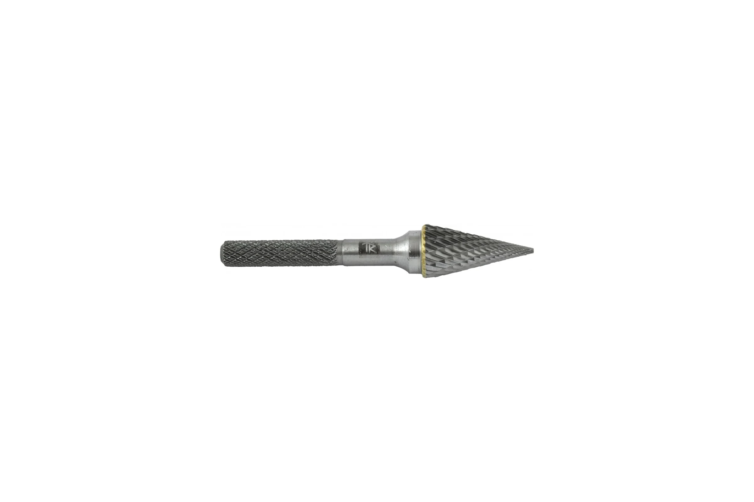 Бор-фреза твердосплавная коническая Thorvik TRRBM08170662-2 тип M, 8 мм, двойная насечка, в боксе 057038