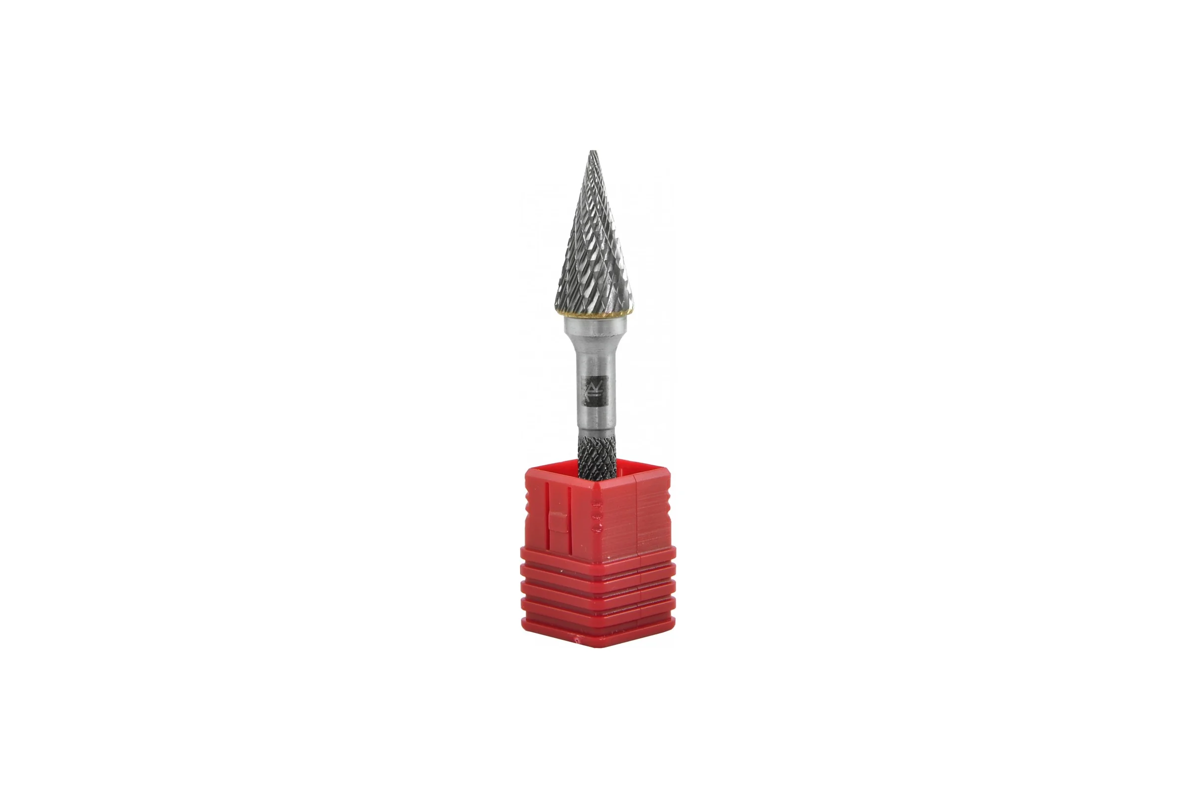 Бор-фреза твердосплавная коническая Thorvik TRRBM08170662-2 тип M, 8 мм, двойная насечка, в боксе 057038