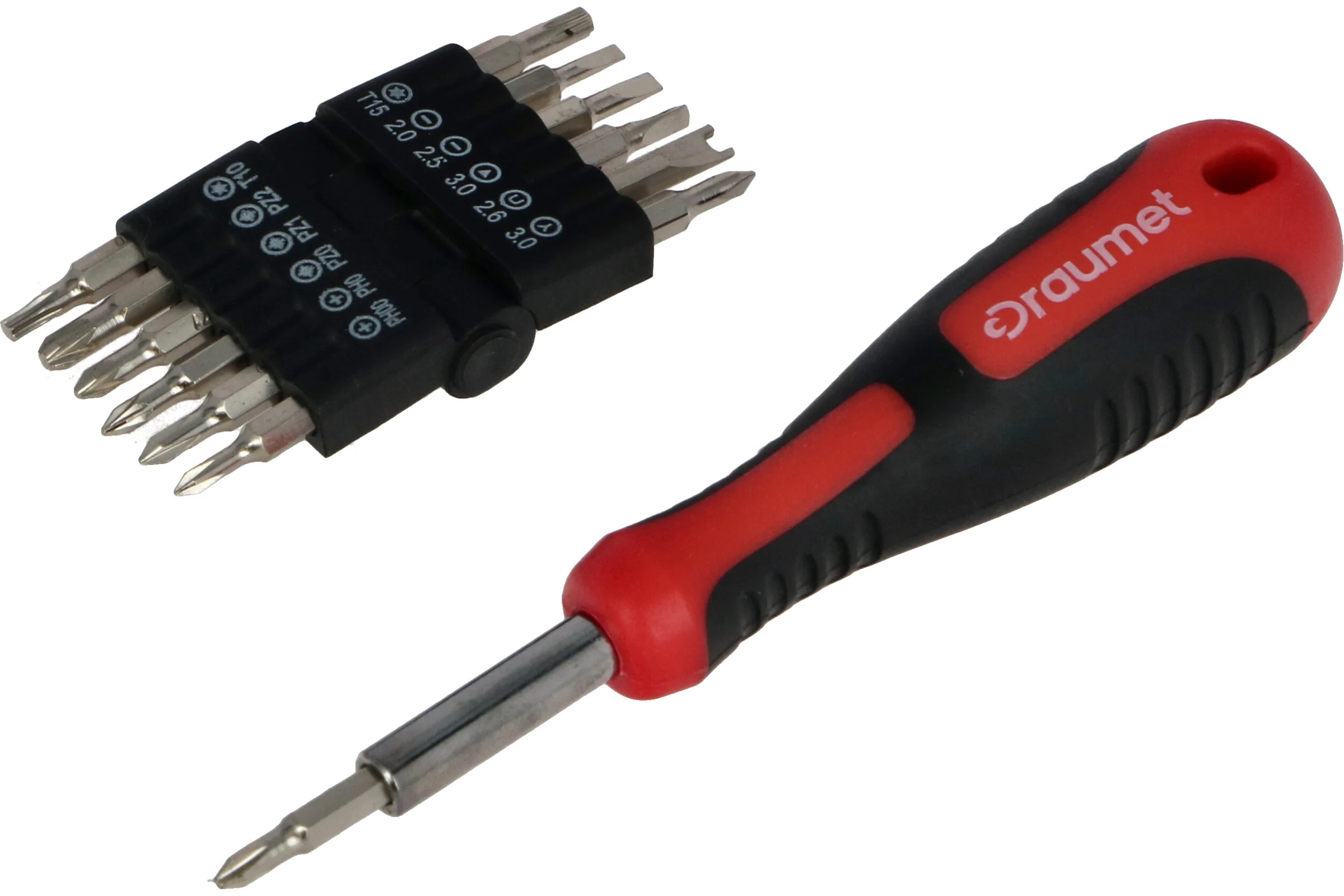 Отвертка с битами для тонких работ DRAUMET (14 элементов) D342-39