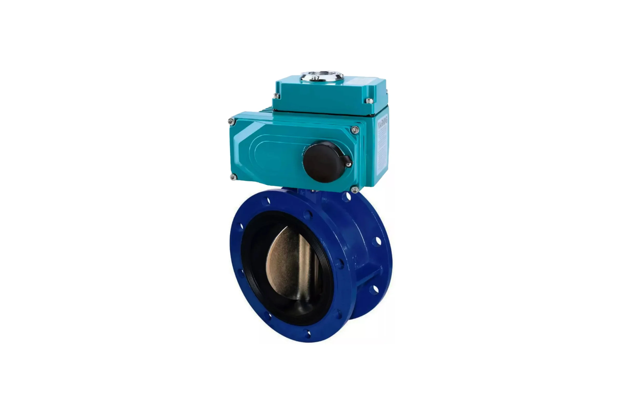 Затвор DN.ru GGG40-304-EPDM-2W-F Ду125 Ру16 фланцевый, 1/4-оборотный электропривод 380В D050-70707