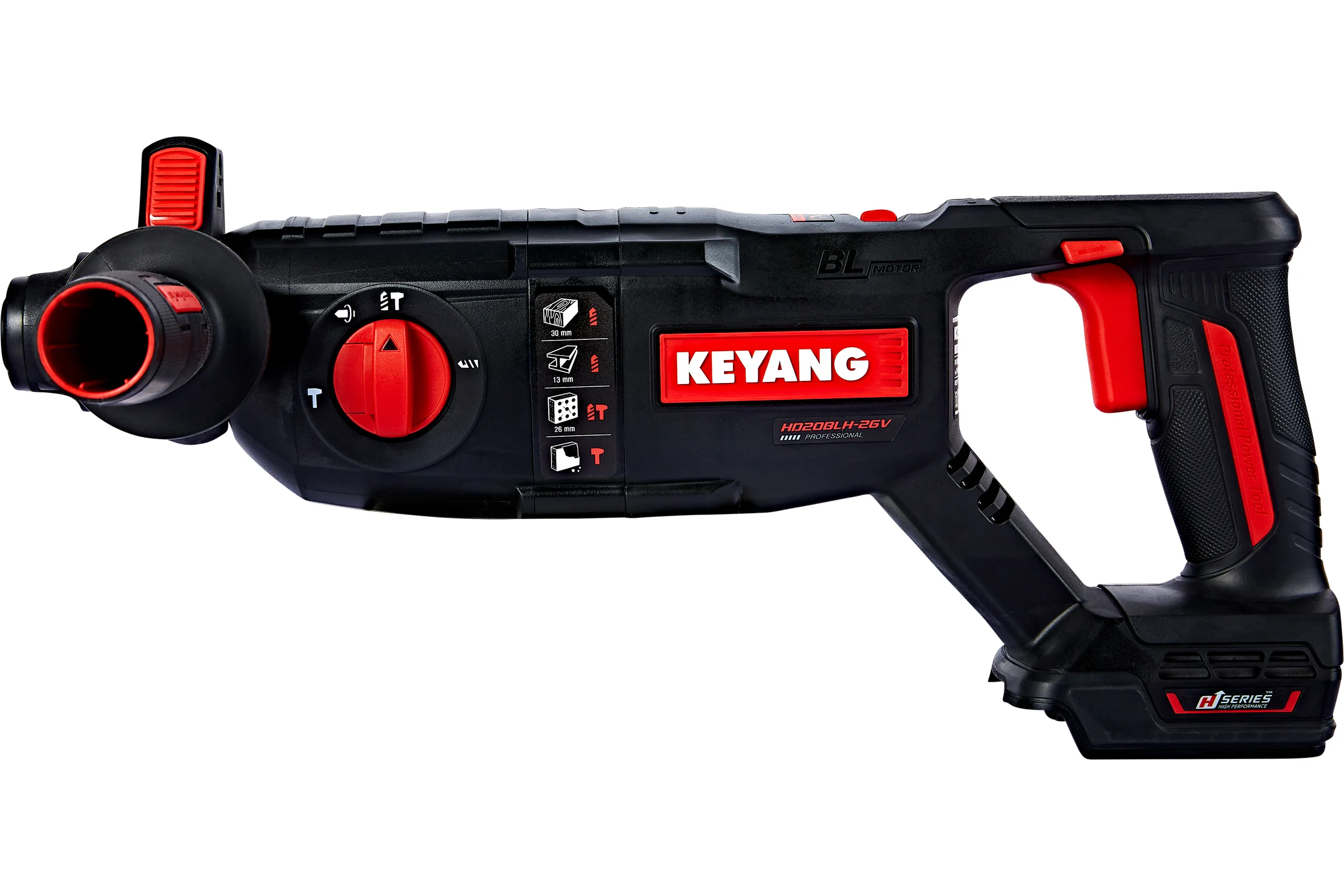 Аккумуляторный перфоратор KEYANG без аккумулятора и ЗУ HD20BLH-26V (Bare)