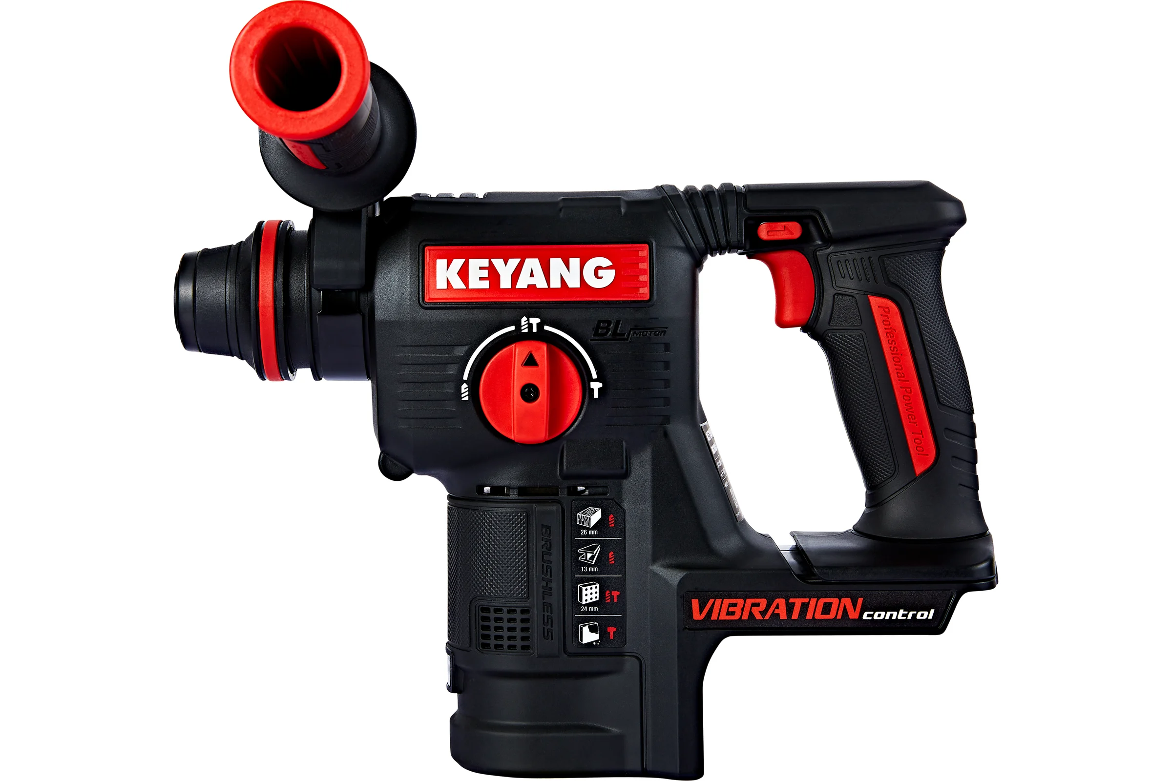 Аккумуляторный перфоратор KEYANG без аккумулятора и ЗУ HD20BLH-24T (Bare)