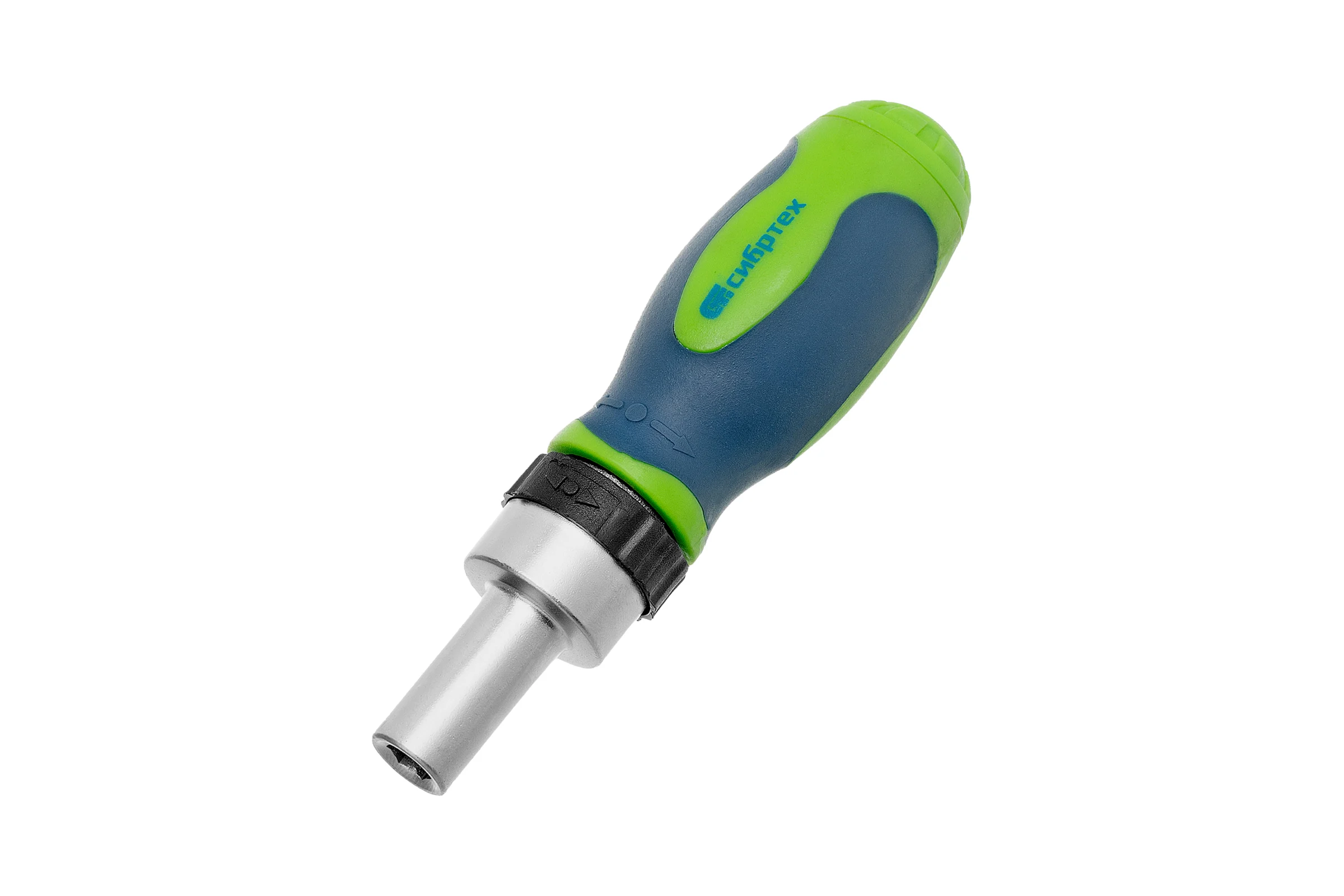 Отвертка реверсивная + биты СИБРТЕХ 41 пред., PH+PZ+SL+H+T, CrV, 2к рукоятка 133587