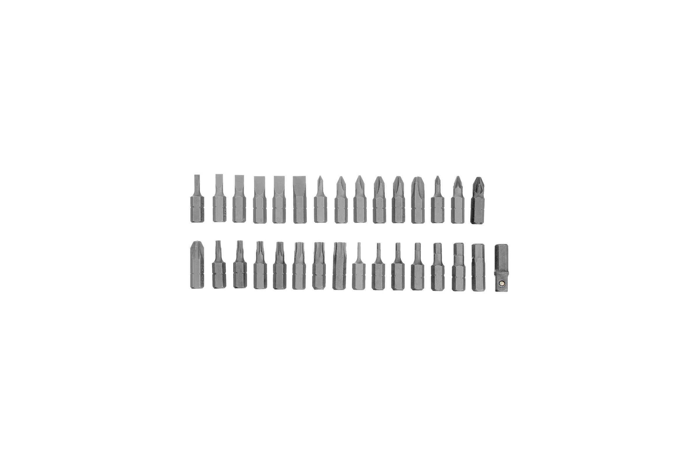 Отвертка реверсивная + биты СИБРТЕХ 41 пред., PH+PZ+SL+H+T, CrV, 2к рукоятка 133587