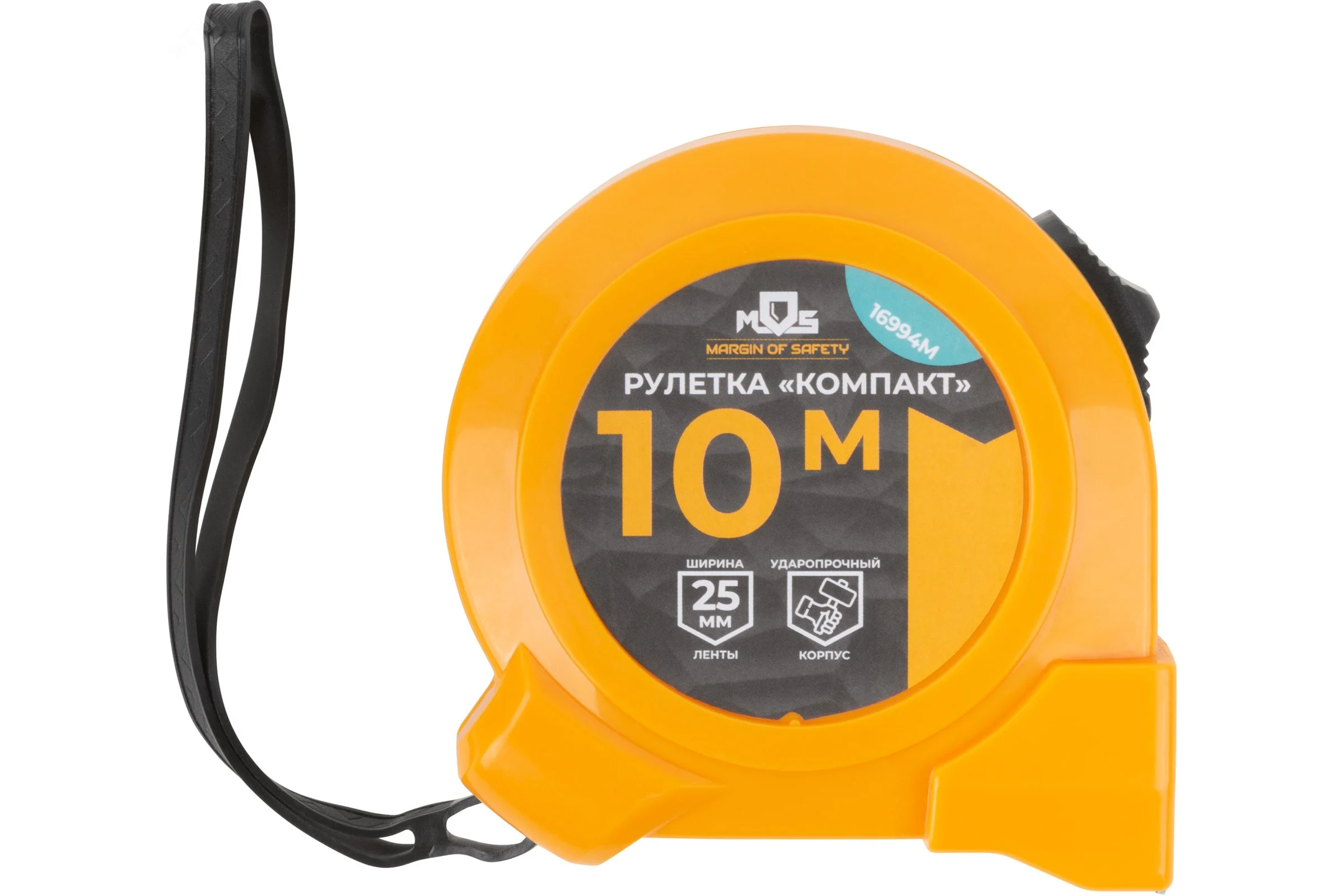 Рулетка MOS Компакт 10 м x 25 мм 16994М
