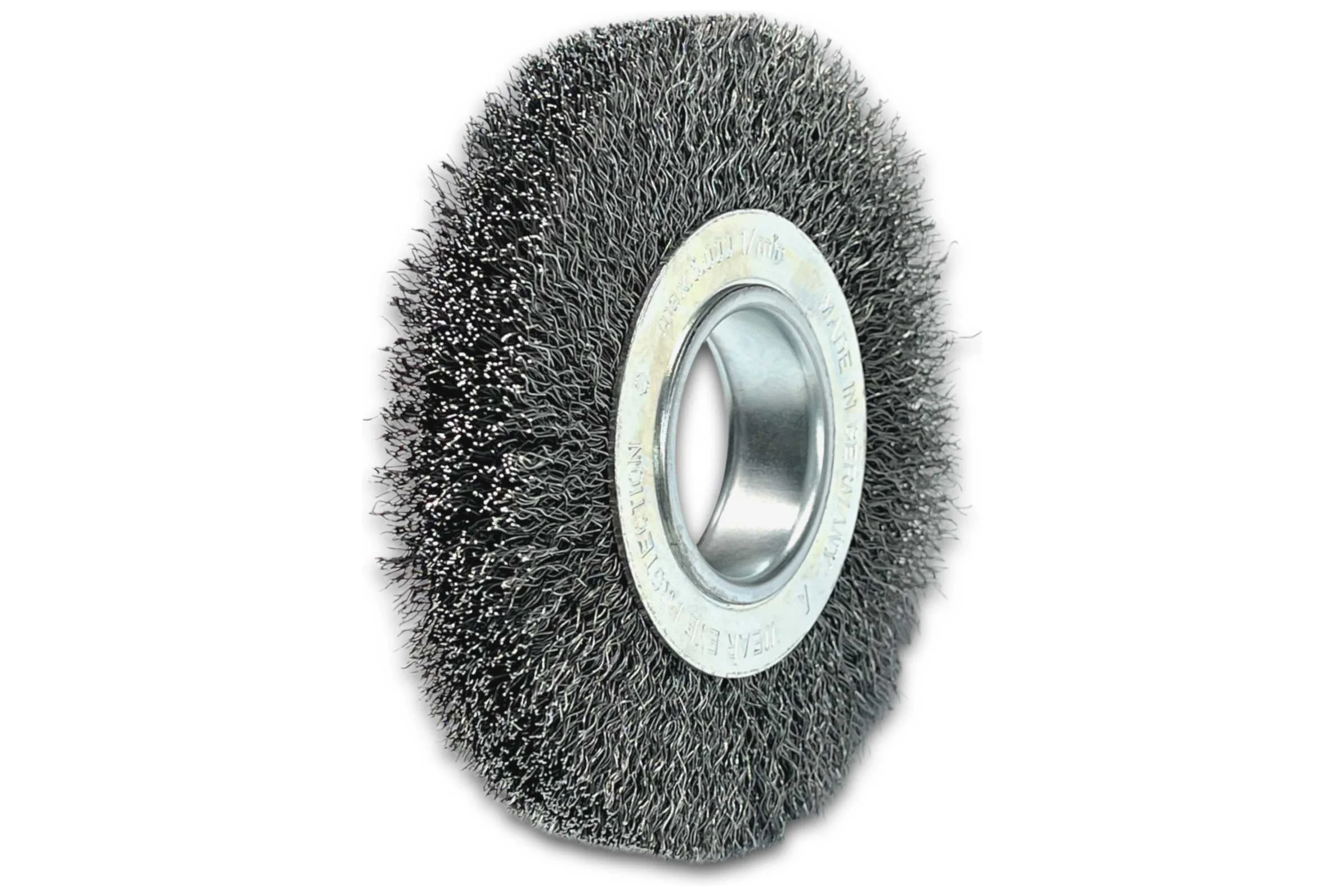 Щетка дисковая гофрированная Lessmann Д125x21-23, STA 0,30мм + адаптеры 334162