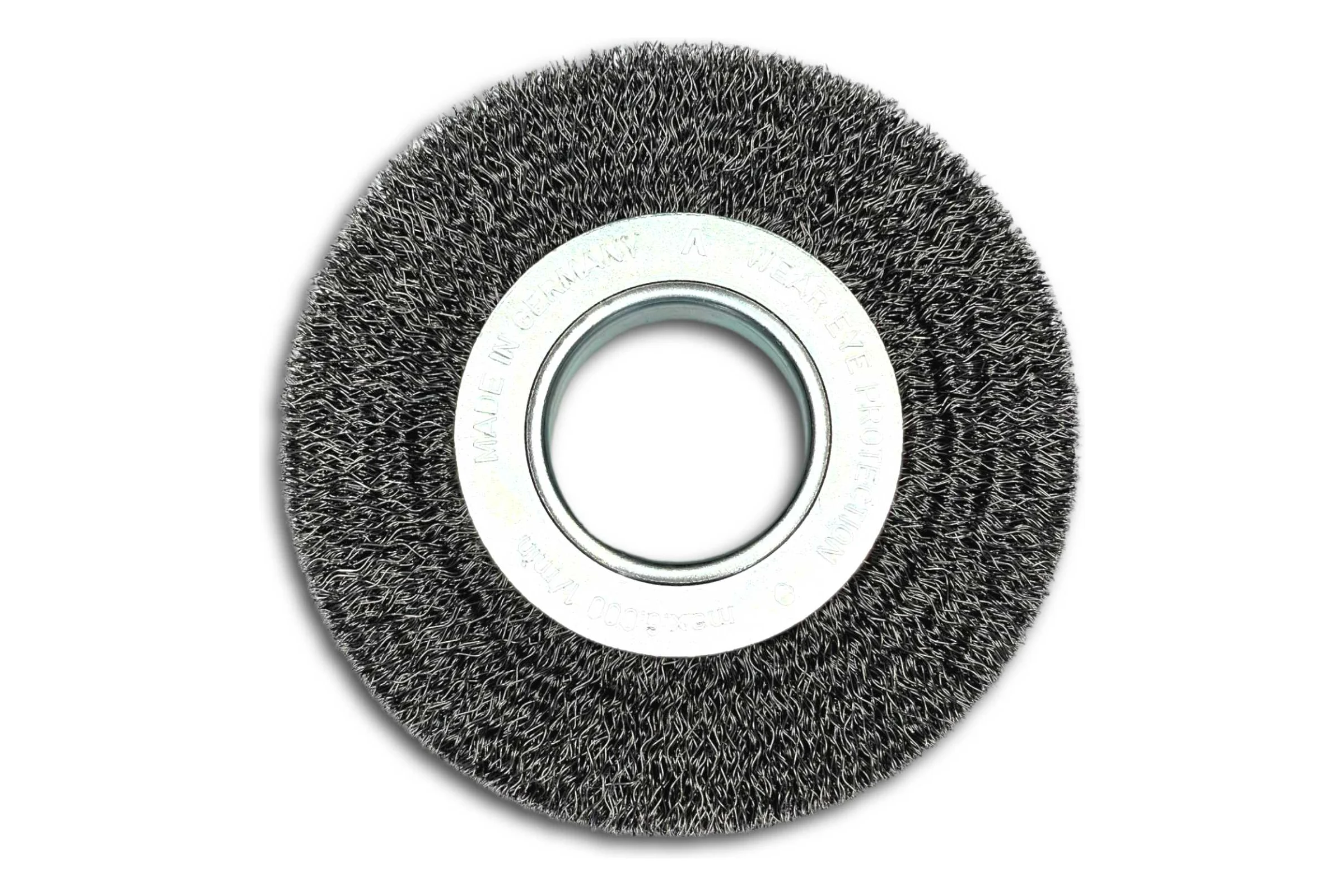 Щетка дисковая гофрированная Lessmann Д125x21-23, STA 0,30мм + адаптеры 334162