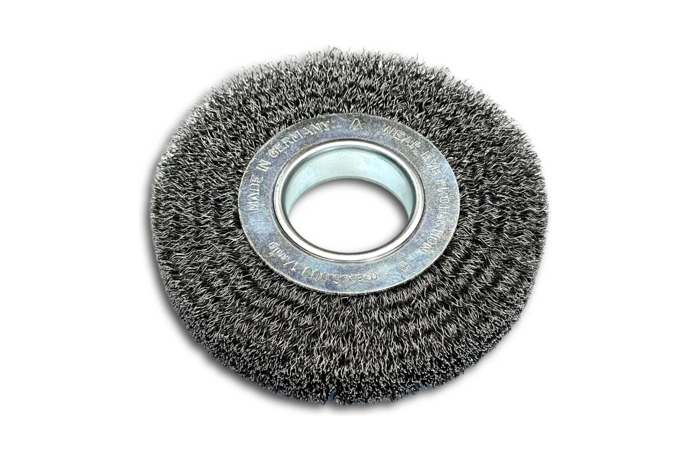 Щетка дисковая гофрированная Lessmann Д125x21-23, STA 0,30мм + адаптеры 334162
