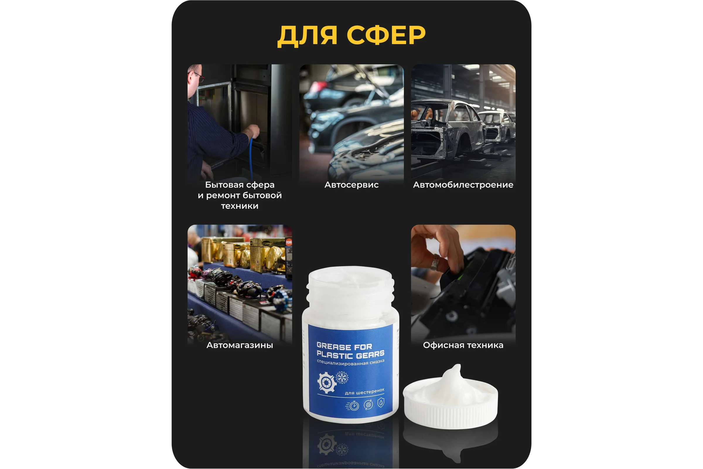Смазка для шестеренок и зубчатых передач, запчасть для мясорубки, ROX 40 гр R587