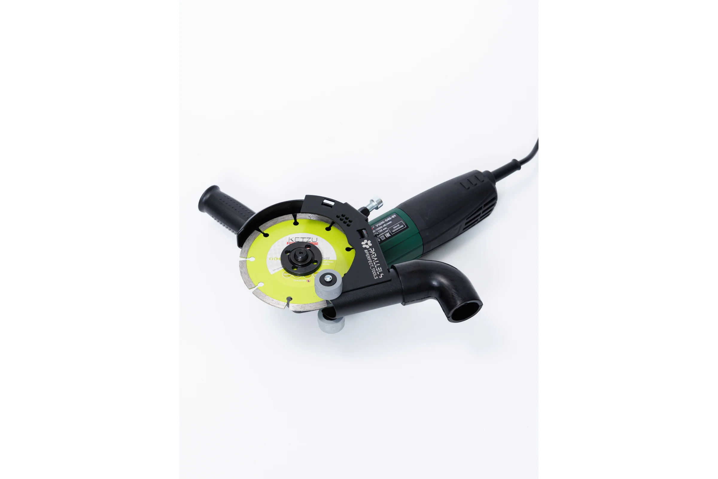 Пылеотвод для УШМ (болгарку) Parallels Perfect Tools  Parallels Roller Dust 115-125 мм с колесиками 00092