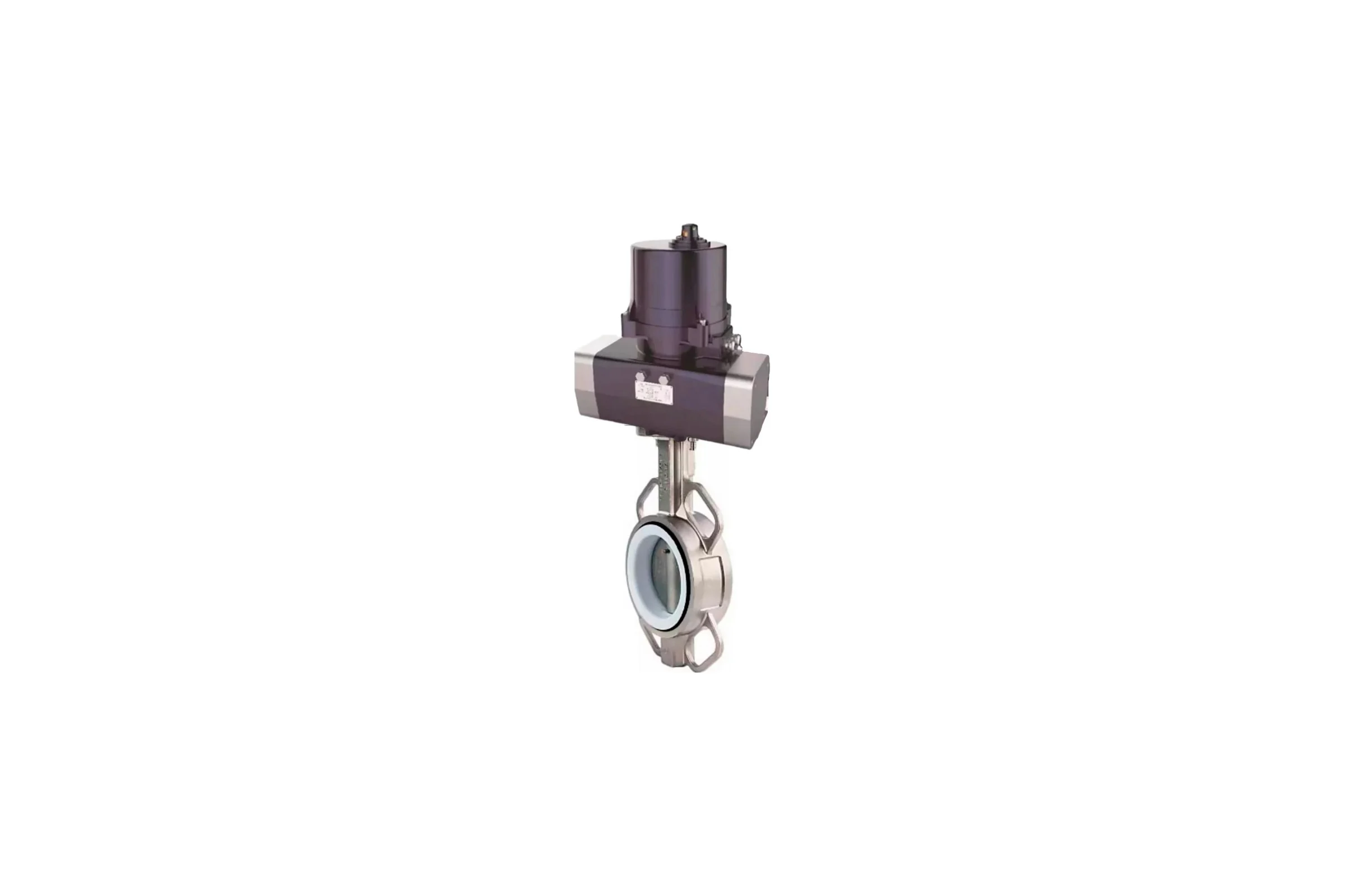 Затвор DN.ru 304-304-VITON-2W-Fb Ду80 Ру16, электропривод ЭПВП-005 220В D050-81358