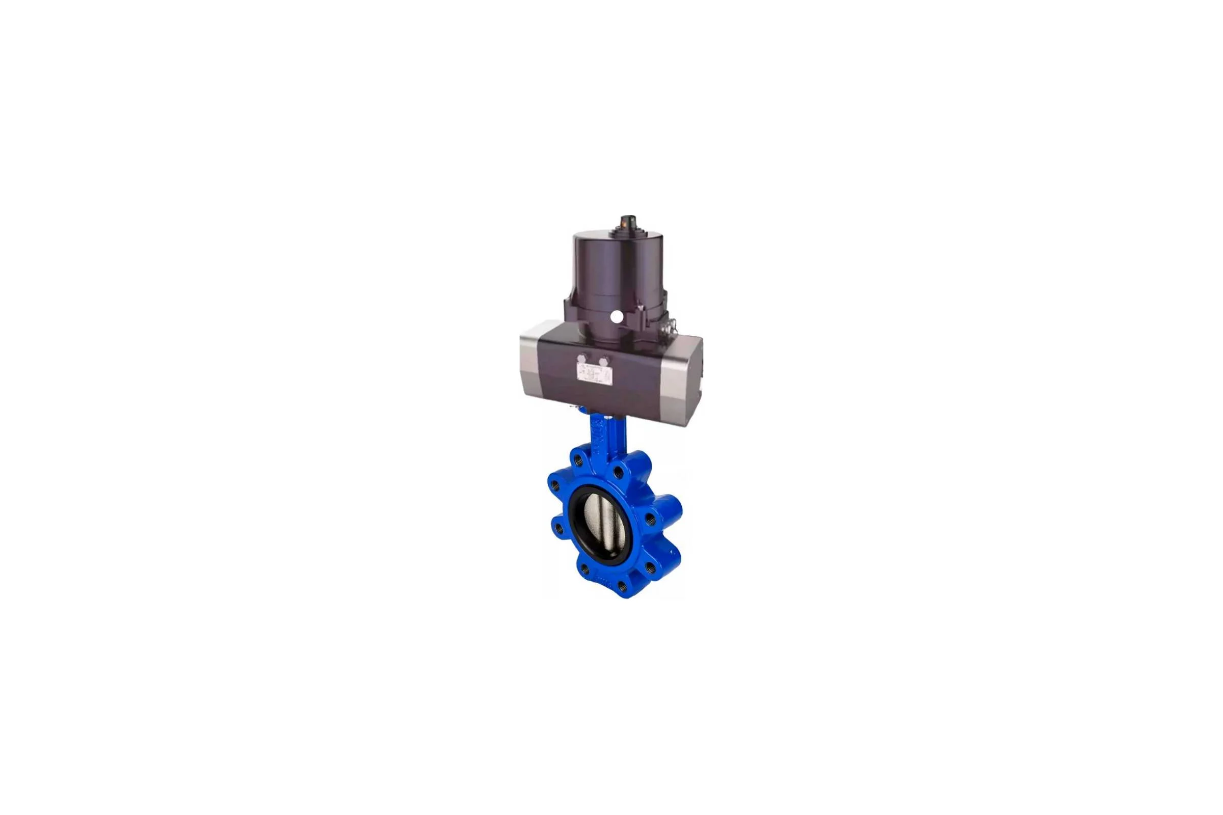 Затвор DN.ru QT450-304-NBR-2W-Fb-H Ду125 Ру16 LUG, эл.привод ЭПВП-014 220В D050-81268