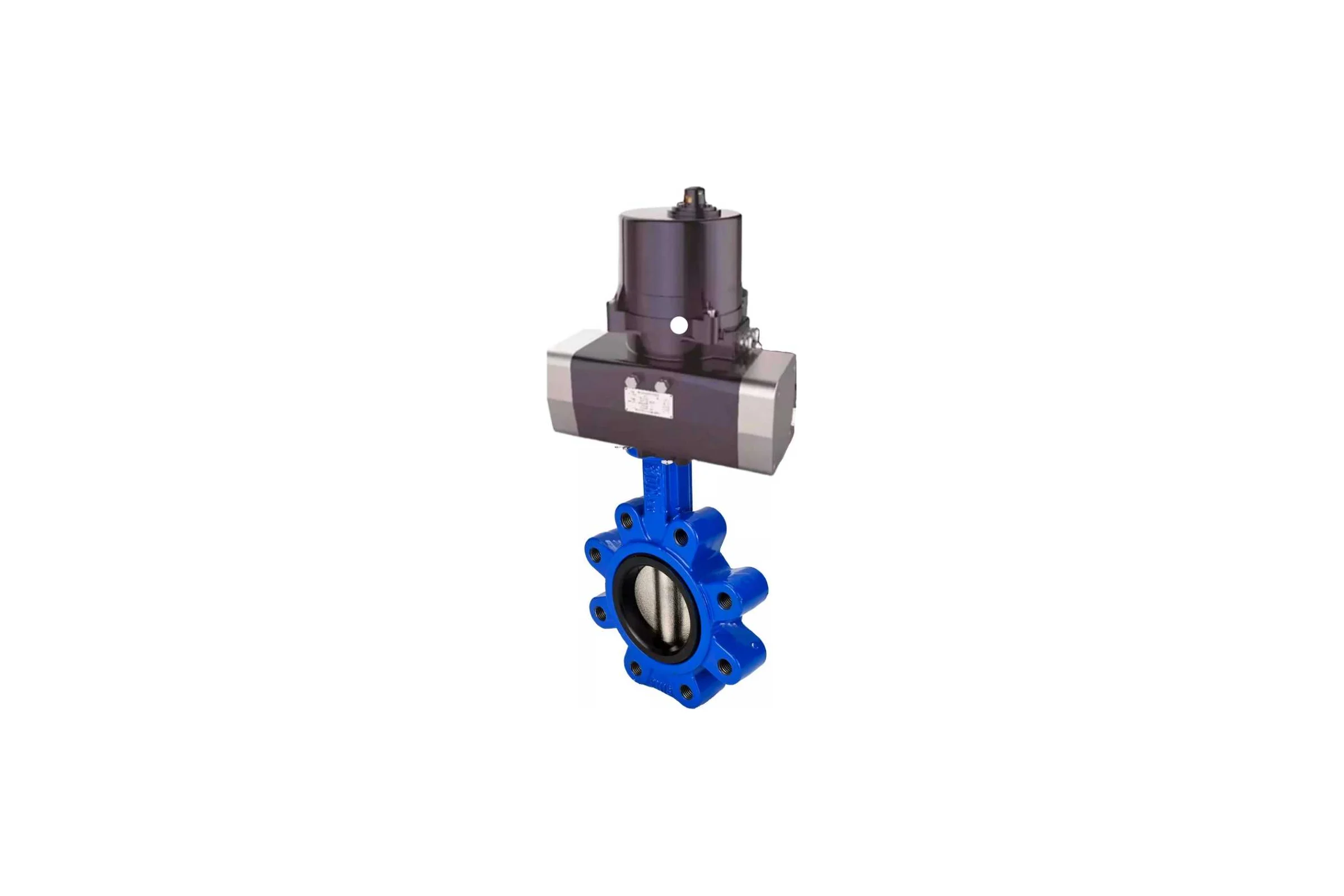 Затвор DN.ru QT450-QT450-EPDM-2W-Fb-H Ду125 Ру16 LUG эл.привод ЭПВП-014 220В D050-81250