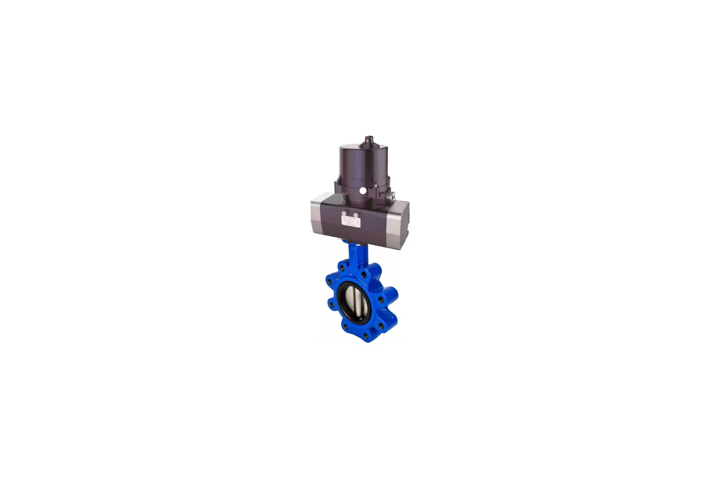 Затвор DN.ru QT450-QT450-NBR-2W-Fb-H Ду125 Ру16 LUG эл.привод ЭПВП-014 220В D050-81256