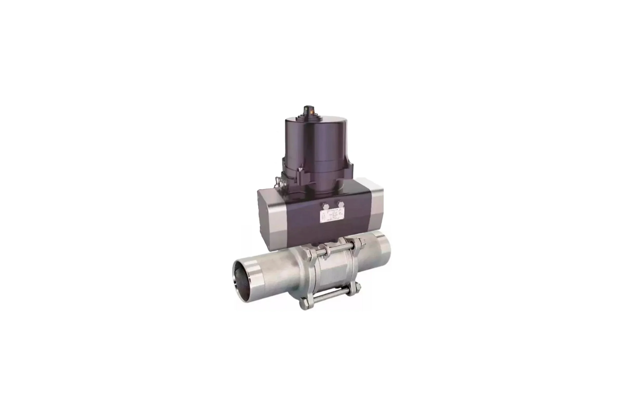 Кран шаровой DN.ru 304-304-PTFE-W-ISO-H LONG Ду125 Ру16 электропривод ЭПВП-030 220В D160-63049