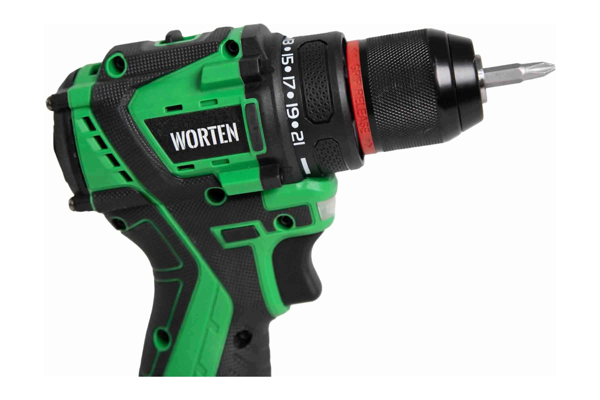 Дрель-шуруповерт бесщеточная WORTEN 2x3.0Ач, 16В IM КА-90000576