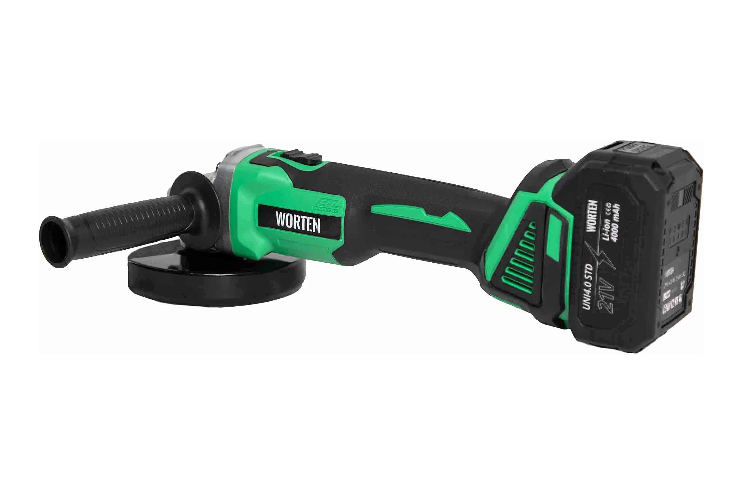 Угловая шлифмашина WORTEN 2x4.0Ач, 21В, D125, М14 IM КА-90000588