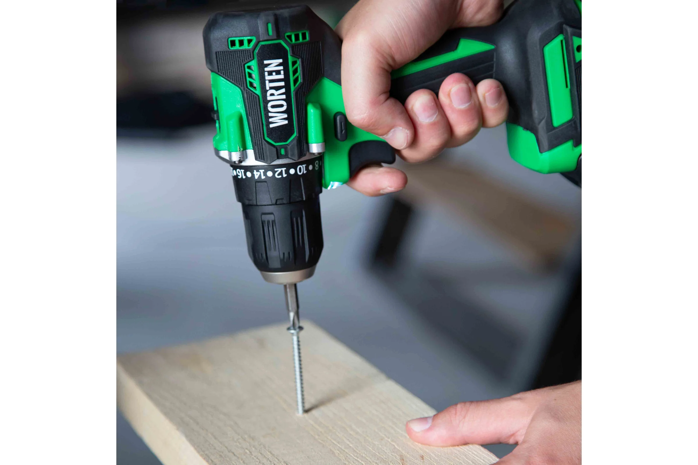 Дрель-шуруповерт бесщеточная WORTEN 2x4.0Ач, 21В IM КА-90000575