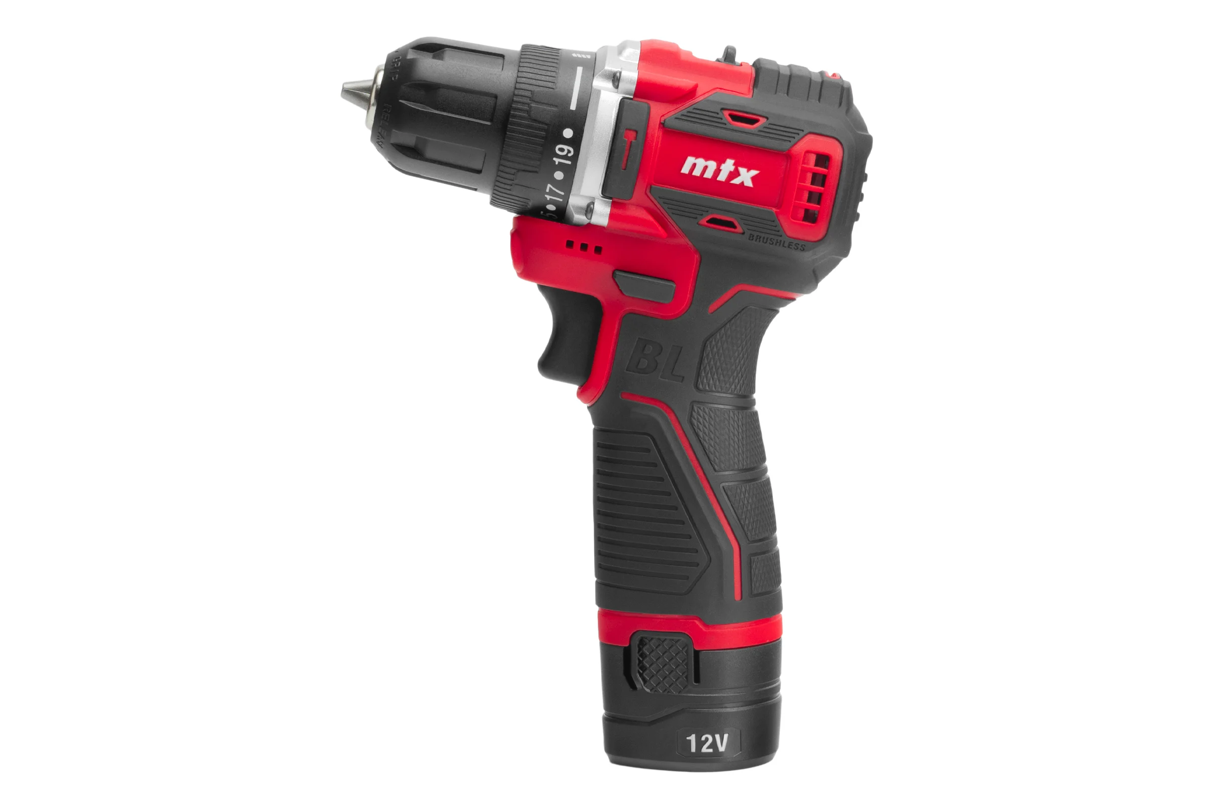 Дрель-шуруповерт аккумуляторная бесщеточная MTX CDB-BL-12, Li-Ion, 12 В 26184