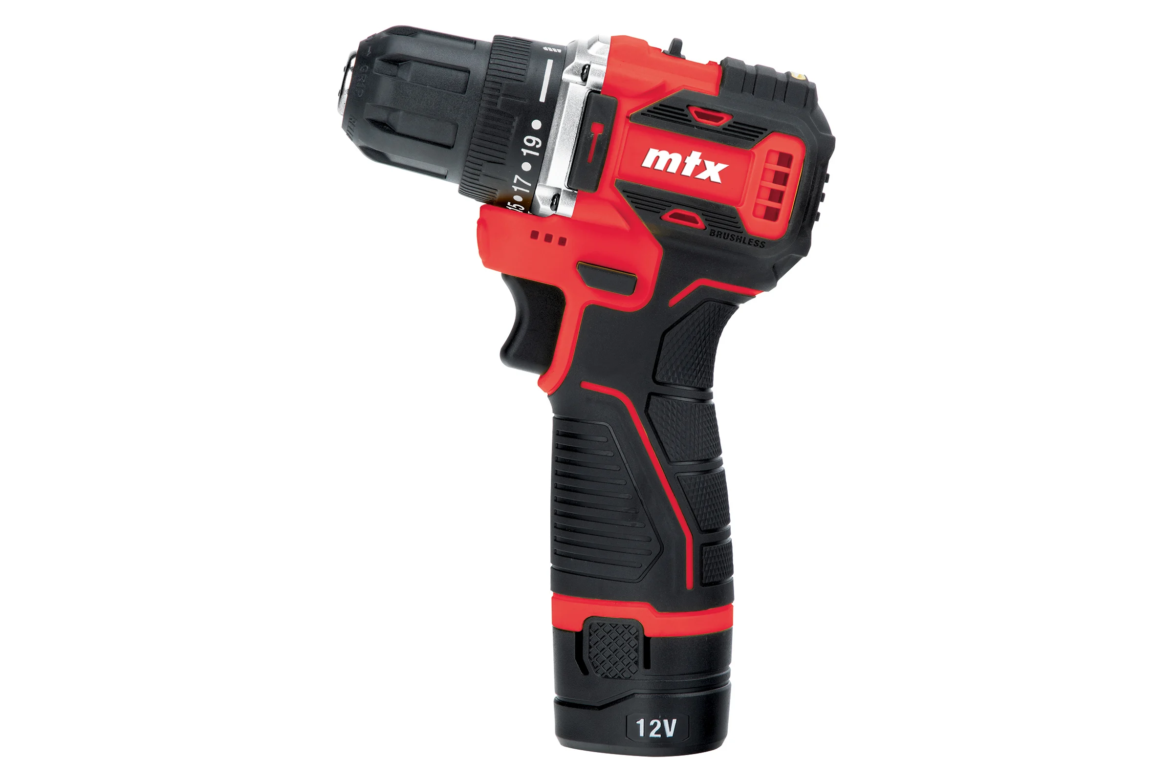 Дрель-шуруповерт аккумуляторная бесщеточная MTX CDB-BL-12, Li-Ion, 12 В 26184