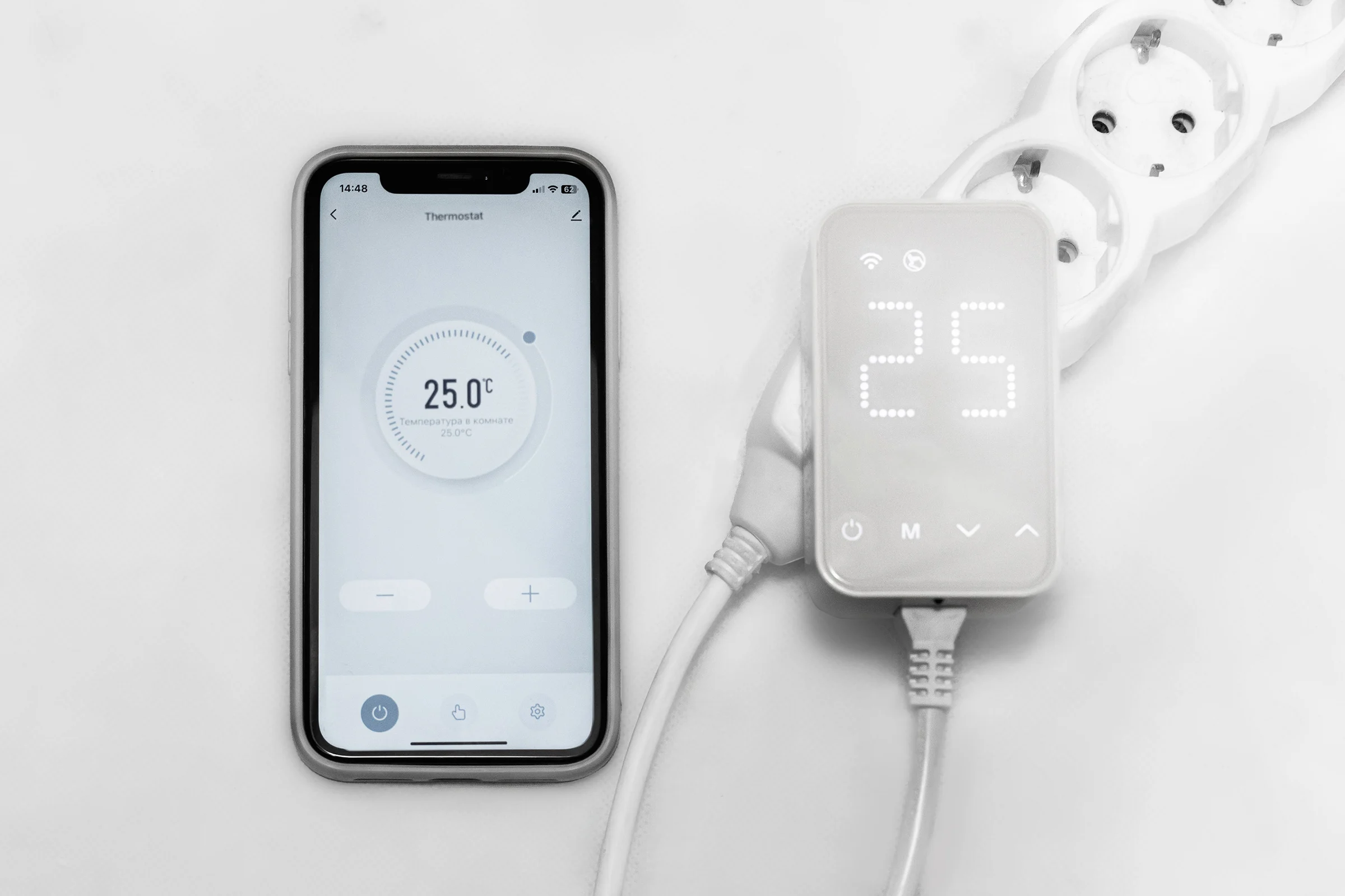 Радиатор отопления электрический энергоэффективный Normand Smart 12 с Wi-Fi 113-458