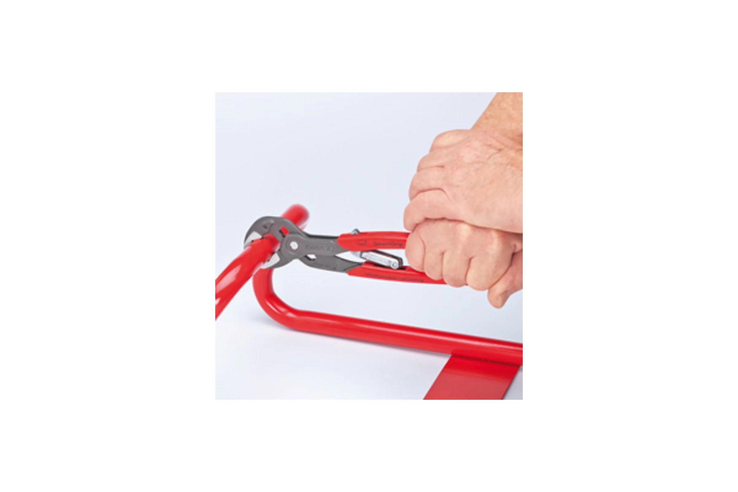 Клещи переставные Knipex SmartGrip с автоустановкой, зев 32 мм, длина 250 мм, фосфатированные, SB KN-8501250SB