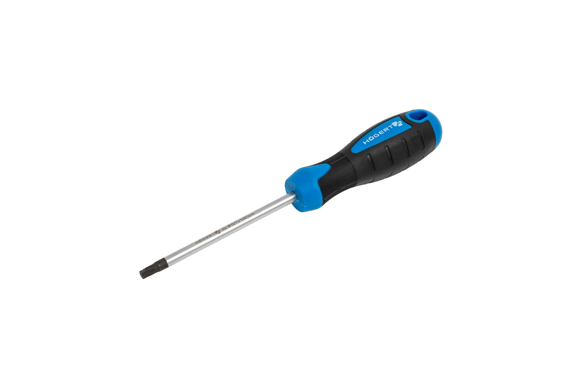 Отвертка HOEGERT TECHNIK TORX T27, 100 мм, сталь S2 HT1S057