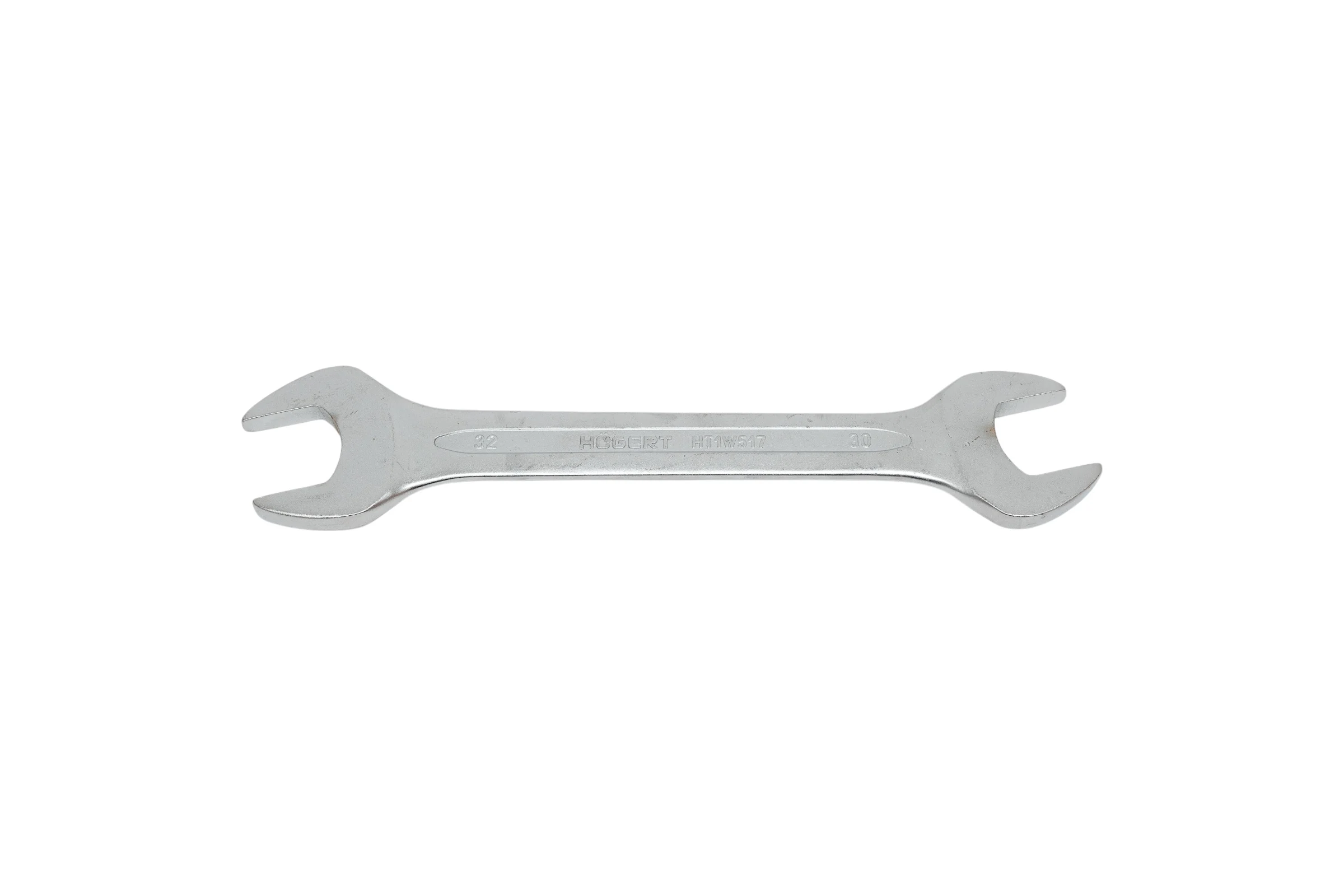 Рожковый двухсторонний ключ HOEGERT TECHNIK 30x32 мм, сталь CrV, DIN 3110 HT1W517
