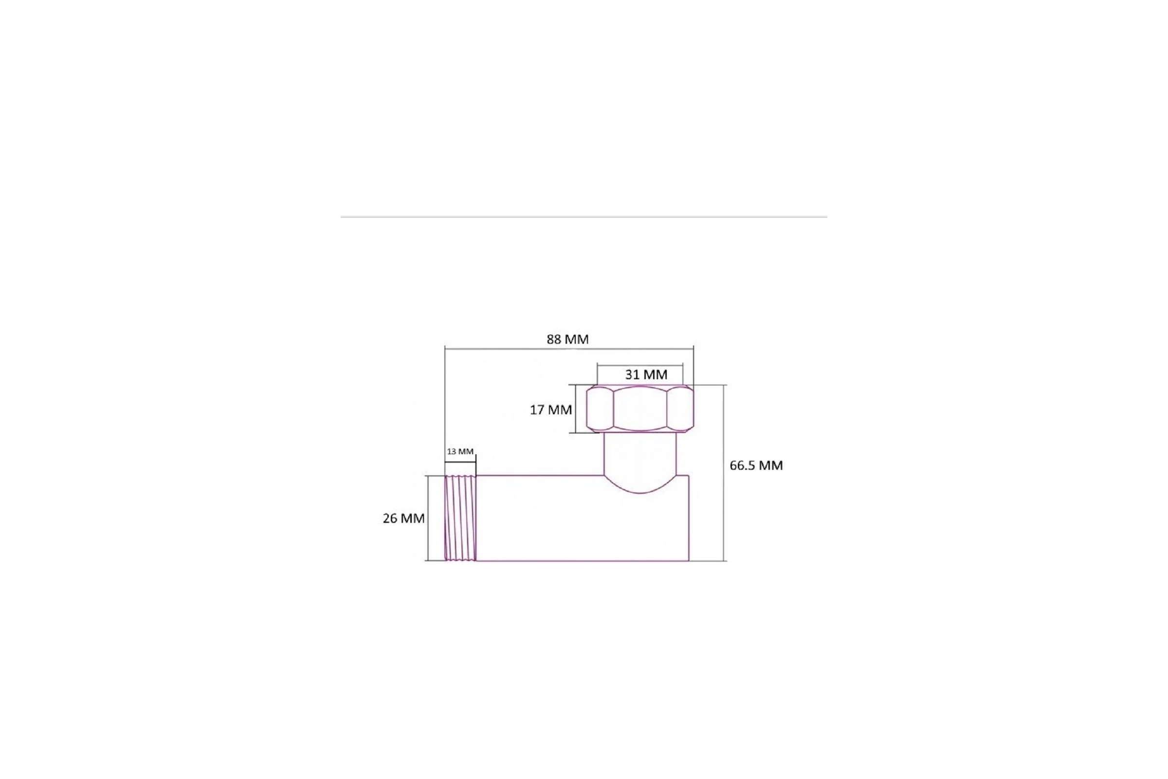 Уголок SMT г/ш 1x3/4 для п/с 2 шт/кор SMT2741SST1005