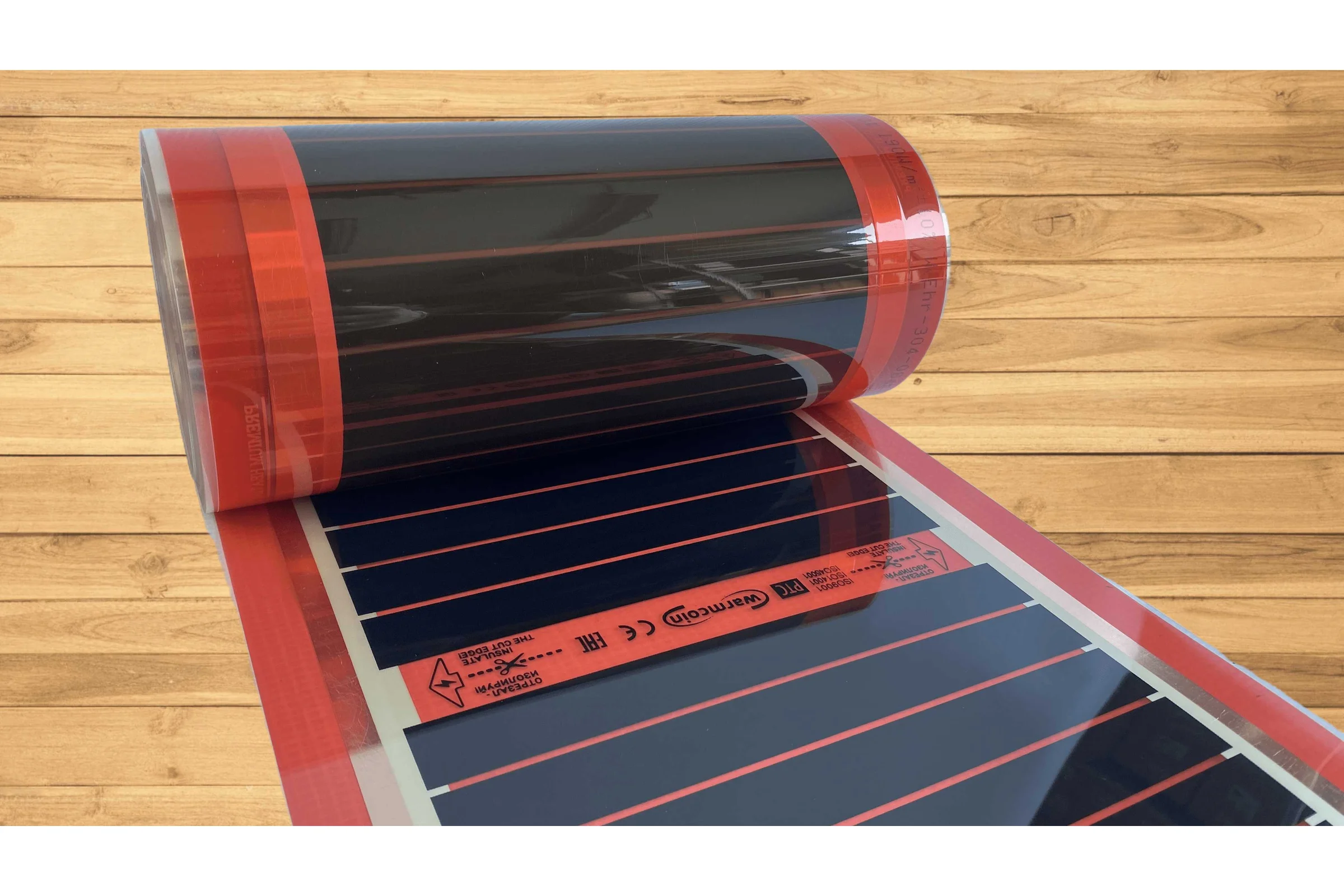 Пленочный теплый пол Warmcoin RED (190Вт/м.кв., Ширина 0,5м) 2,5м2 Пленка_RED_W305_5мп