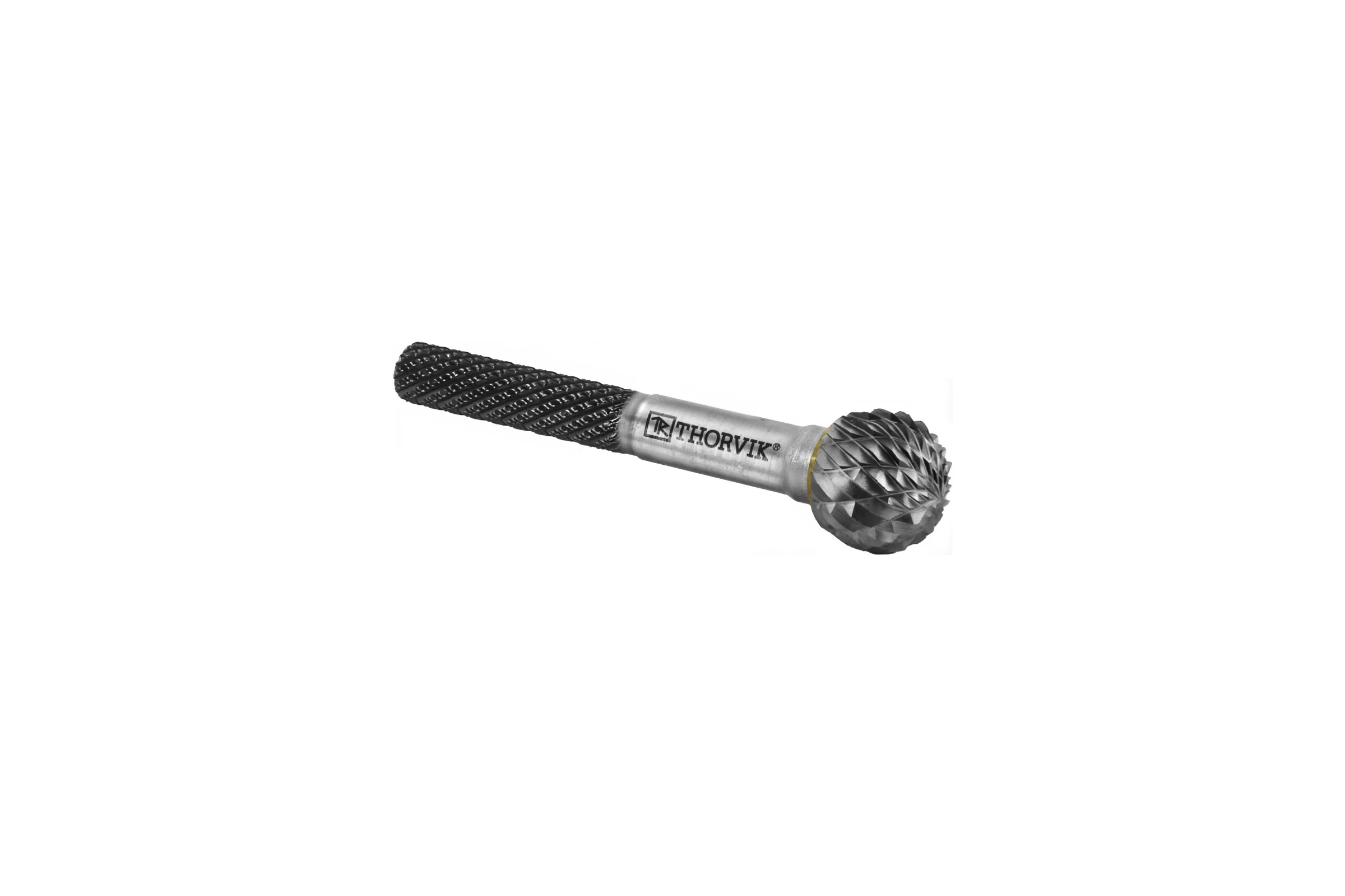 Бор-фреза твердосплавная сферическая Thorvik TRRBD06050655-2 тип D, 6 мм, двойная насечка, в боксе 057013