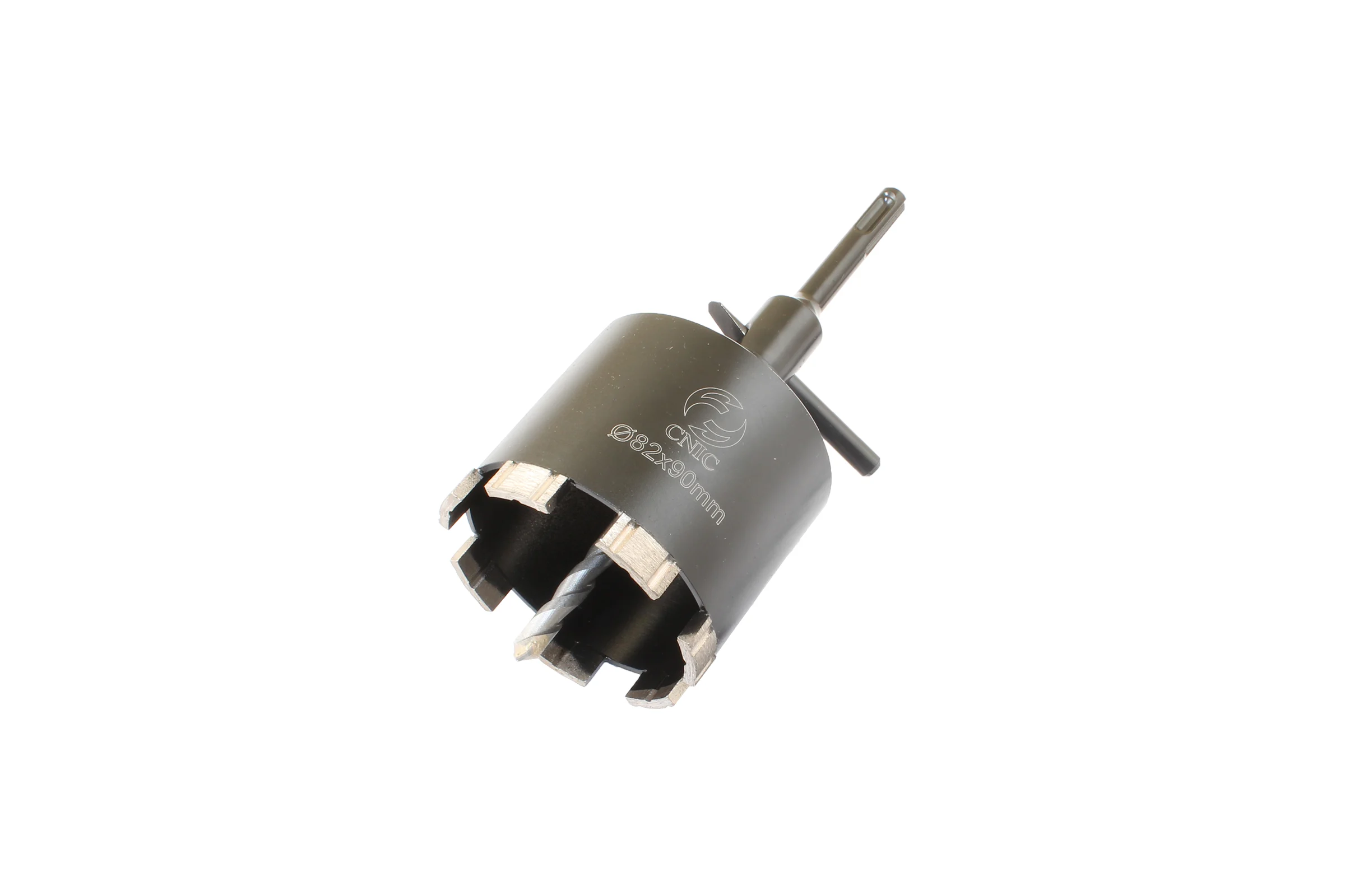 Коронка алмазная по камню CNIC 82x90 мм, М16, для сухой резки, хвостовик SDS-PLUS DB0401 75846