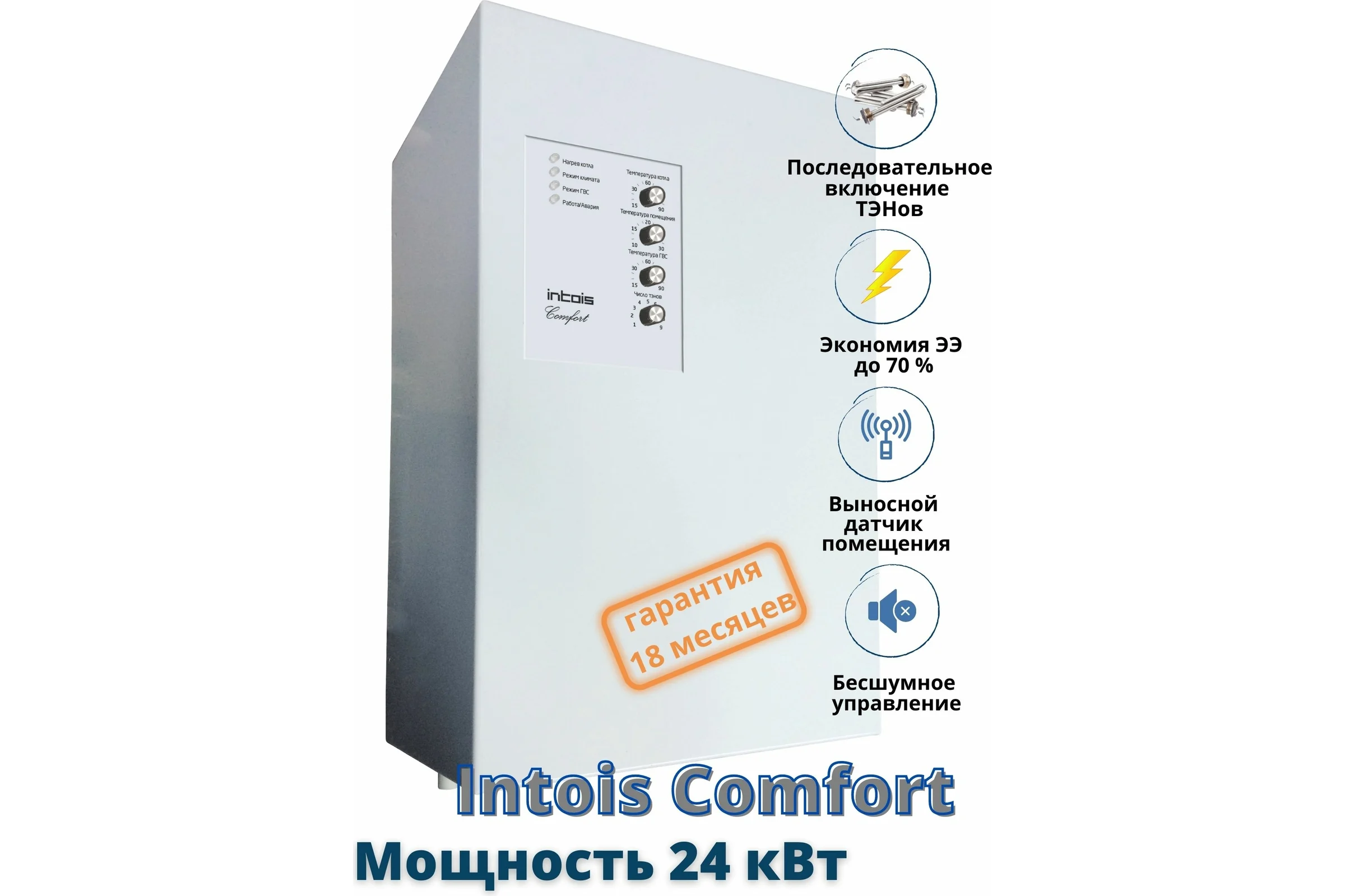 Электрический котел Интоис Комфорт 24 кВт INTOIS 171