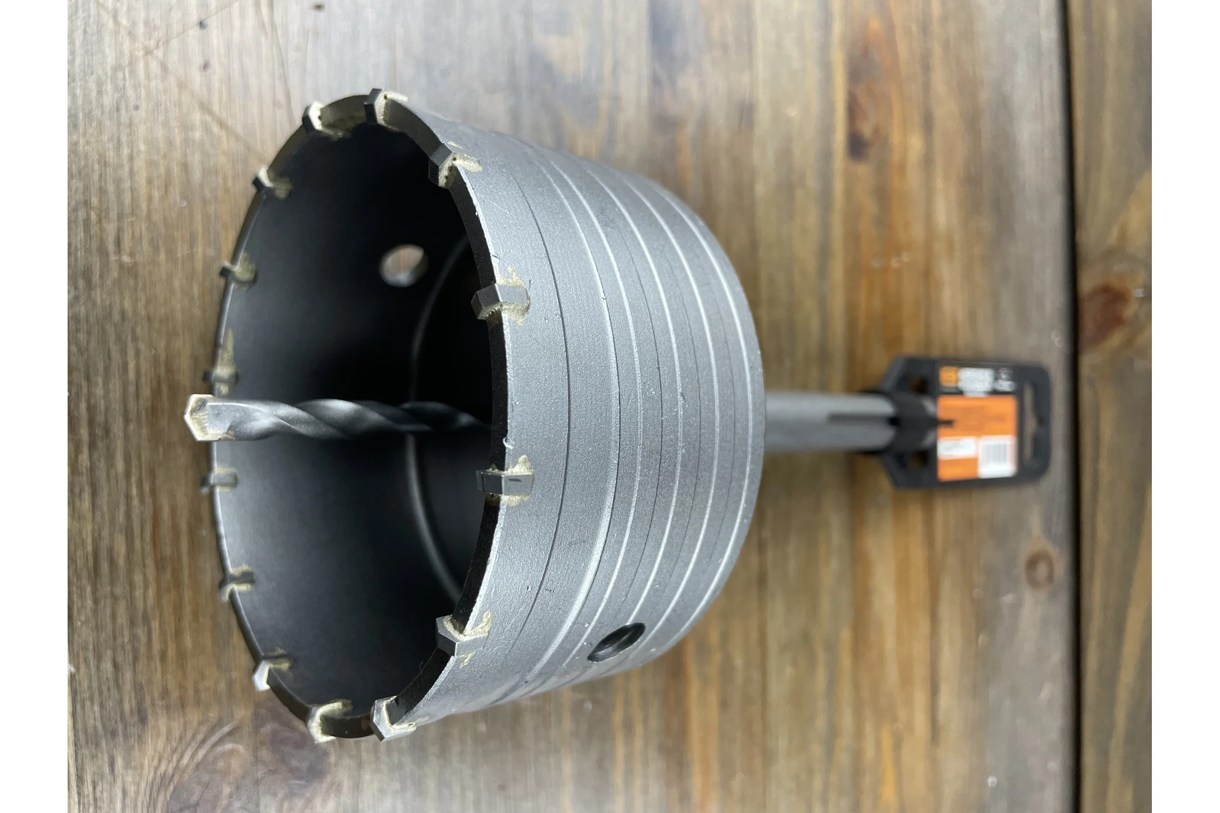 Коронка буровая по бетону/кирпичу IRONWOOD SDS-MAX 110 мм, для подрозетников, Q92398