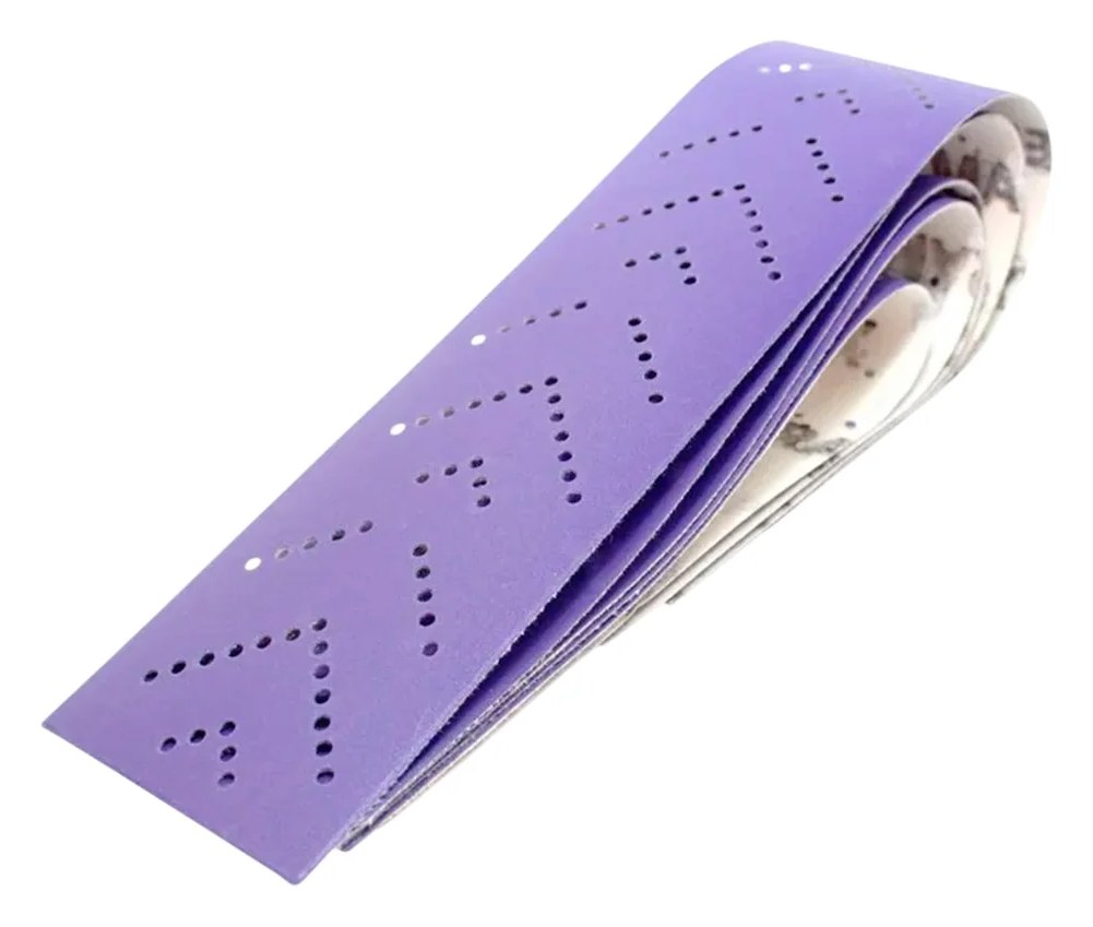 Абразивные полоски 70*420 мм CERAMAX PURPLE PAPER multiholes (мультиотверсные) P60, 50 шт. 1CRX1417