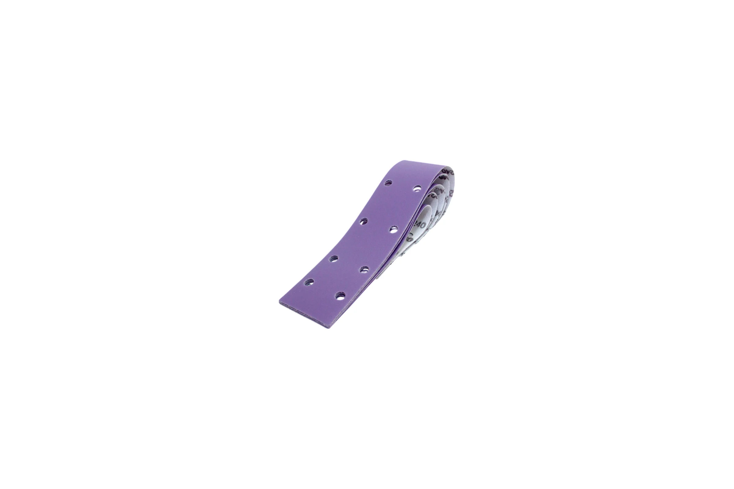 Полоски шлифовальные абразивные CERAMAX PURPLE FILM 70*420 мм 14 отверстий, P100, 50 шт. 1CRX1380