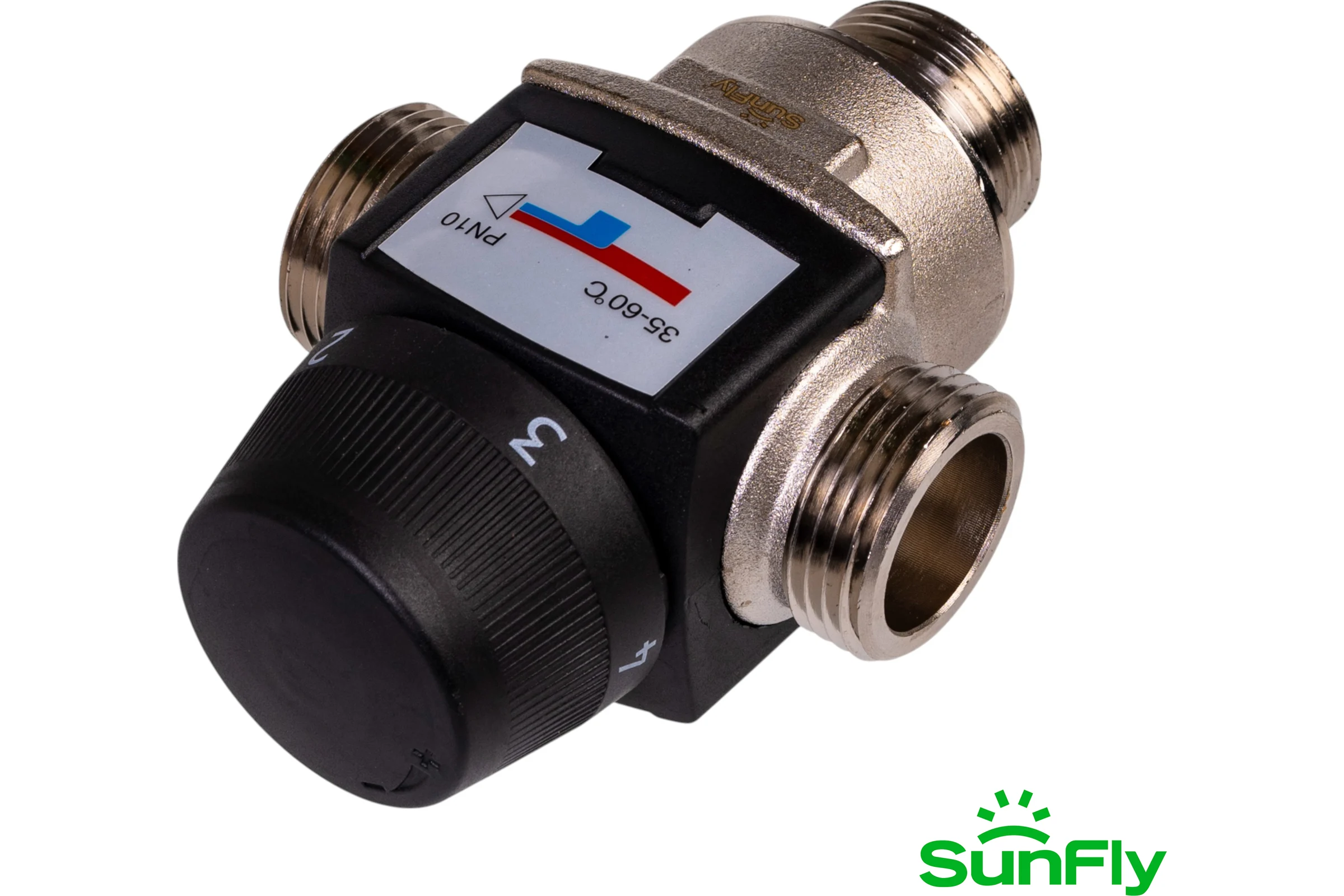 Термостатический смесительный клапан SUNFLY 1 НР, 35-60С, Kv 2,5 (10785-1) SF0343174