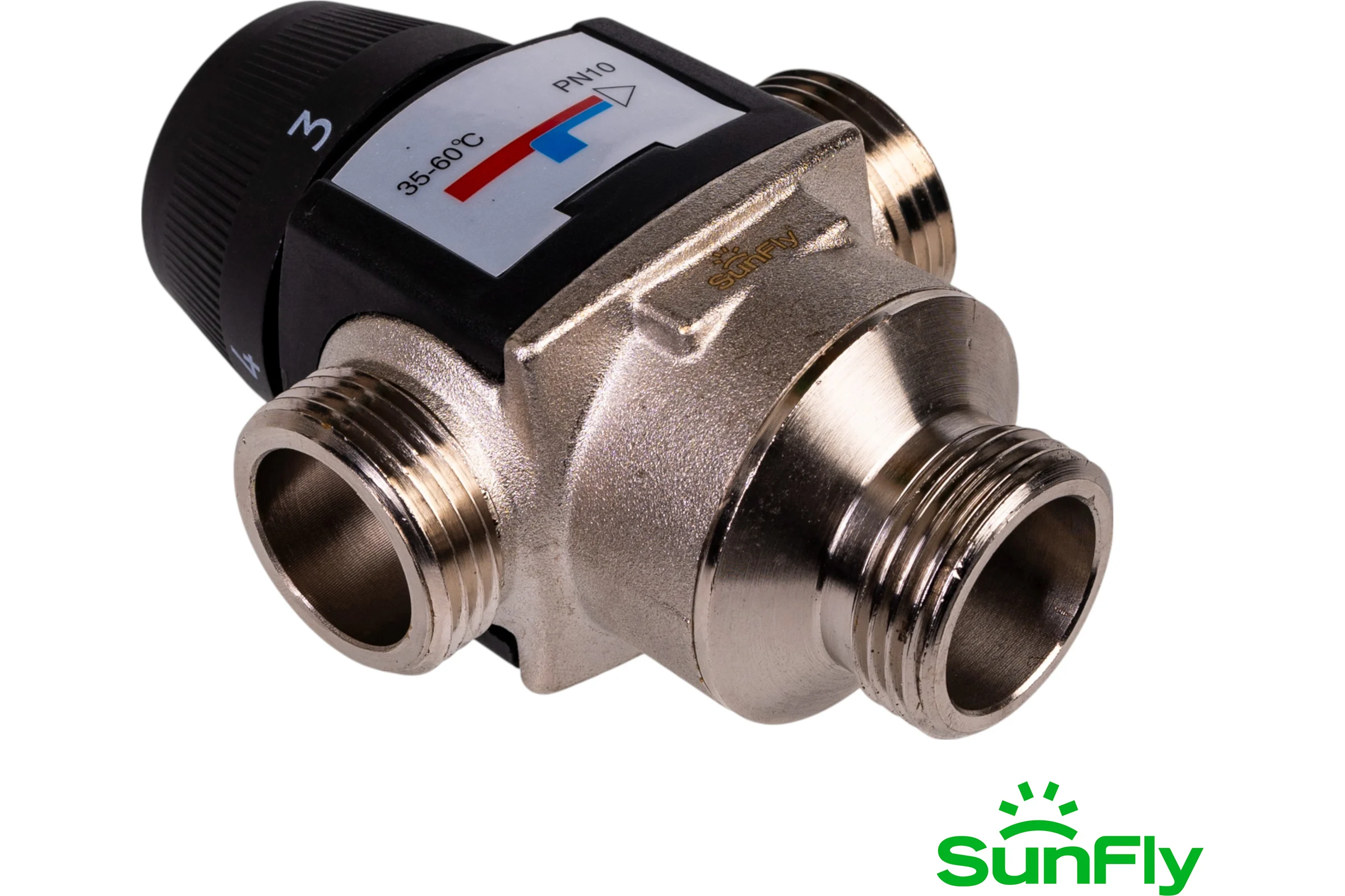 Термостатический смесительный клапан SUNFLY 1 НР, 35-60С, Kv 2,5 (10785-1) SF0343174