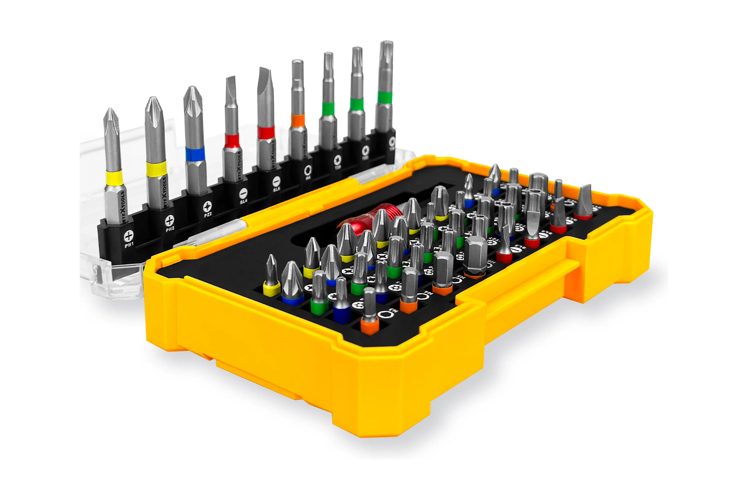 Набор бит Vertextools 50 предметов, адаптер, S2 0033-50-2