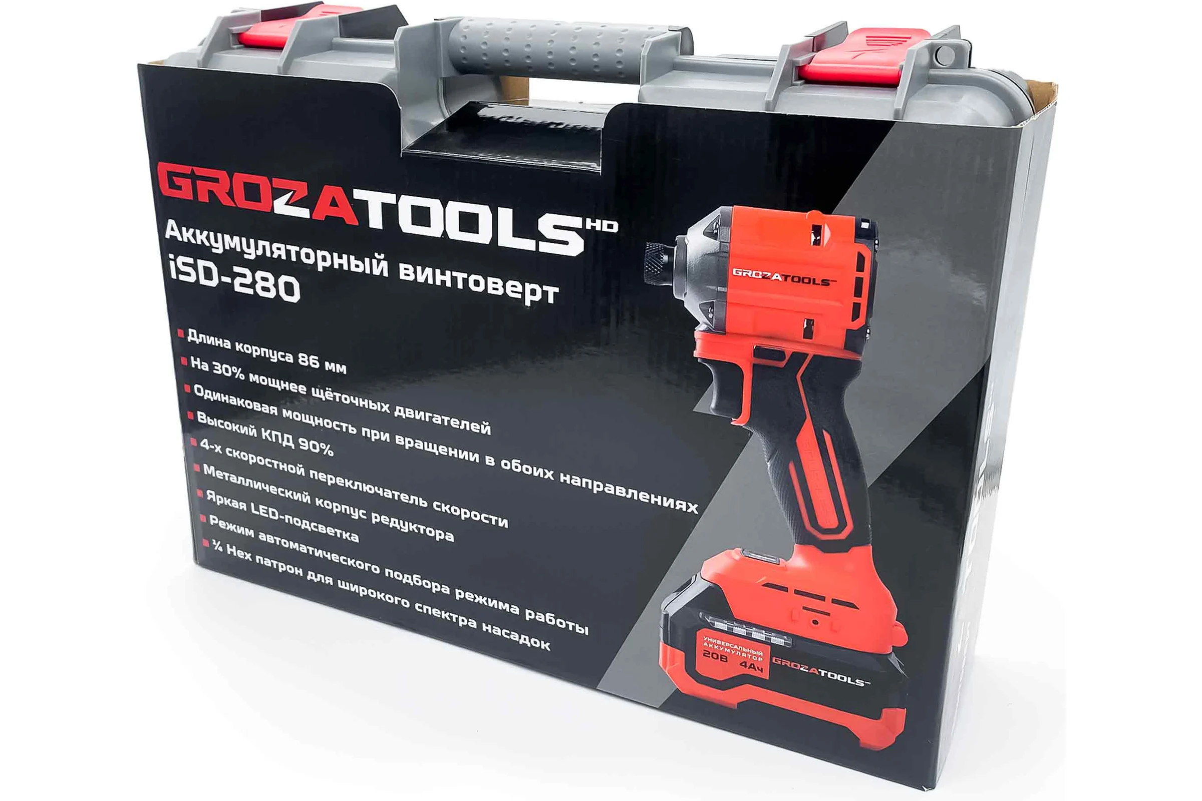 Аккумуляторный винтоверт Grozatools iSD-280 G1903