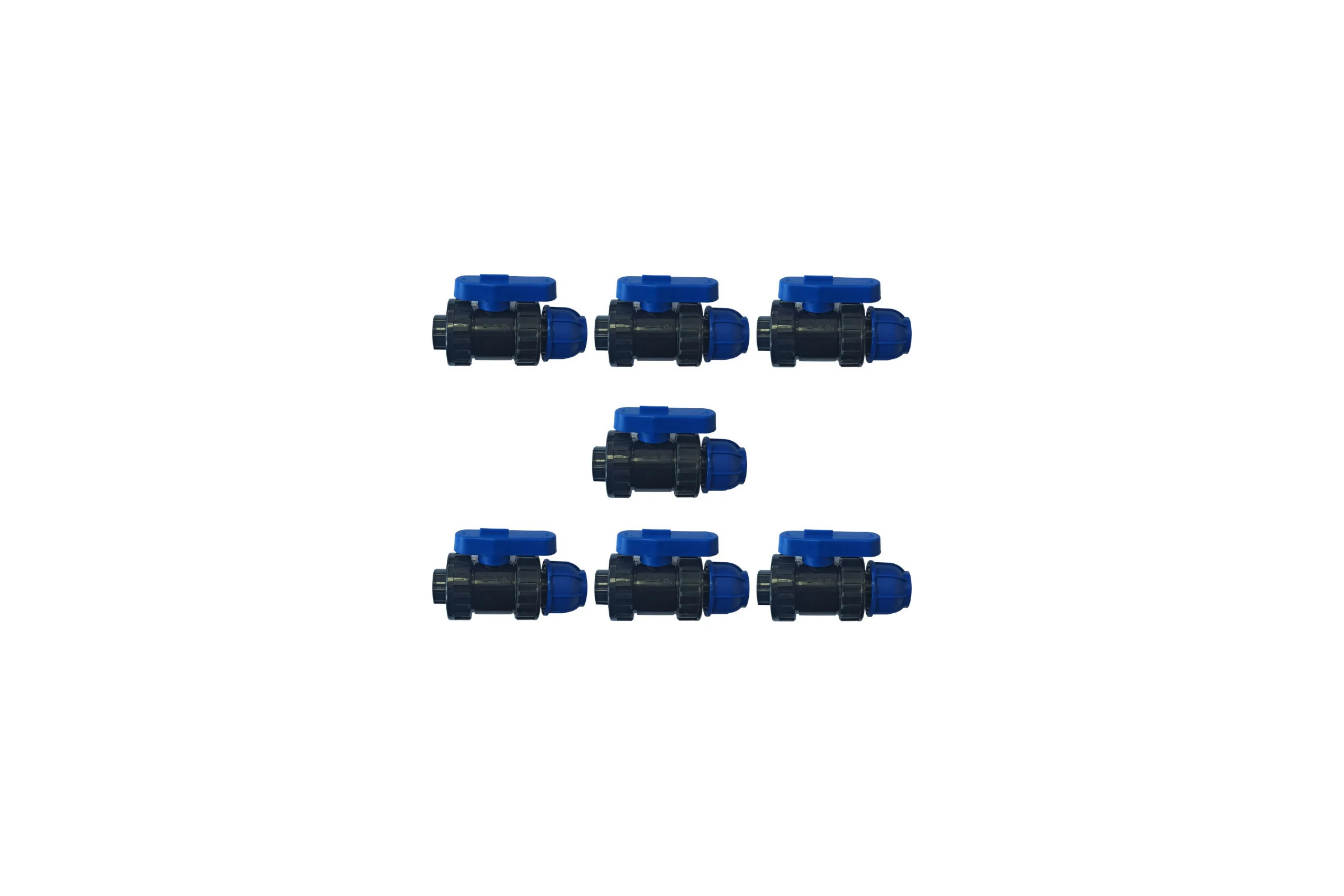 Кран BOUTTE ПНД 32-ВР 1", 7 шт 9277833