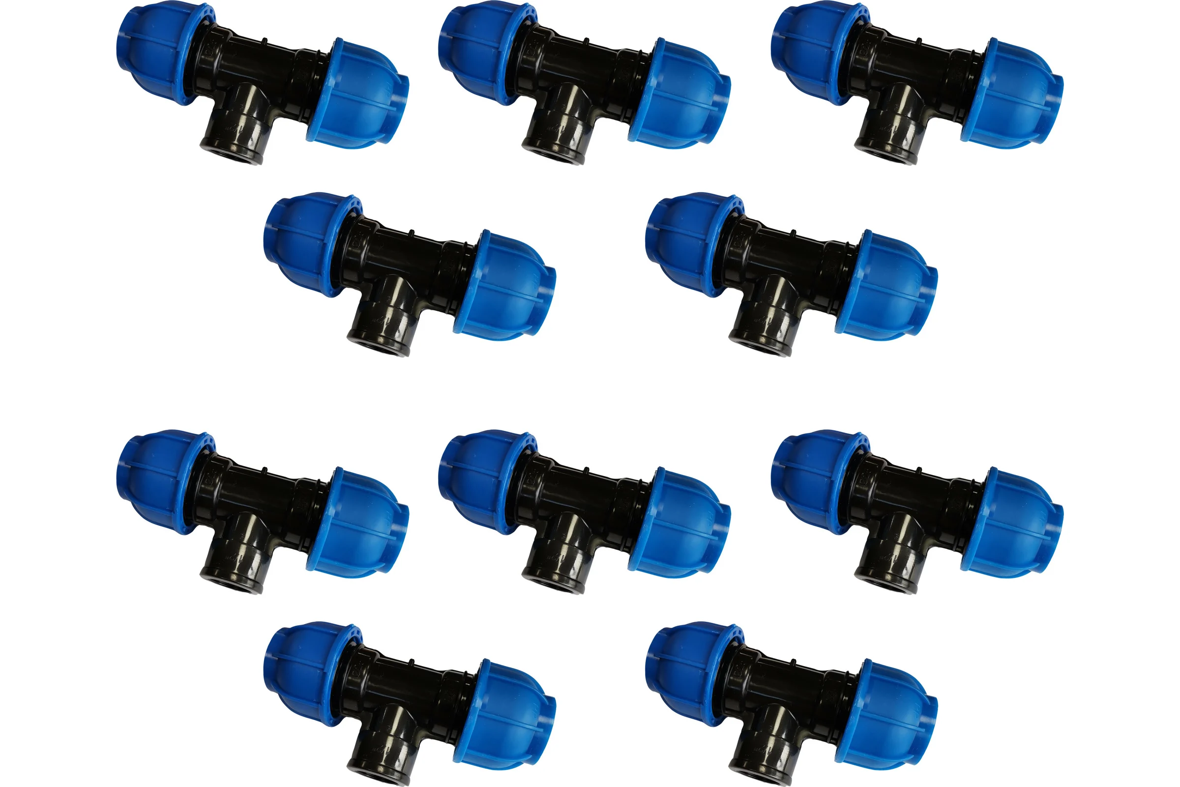 Переходной тройник BOUTTE ПНД 25 - ВР1/2"- 25, 10 шт 9277673