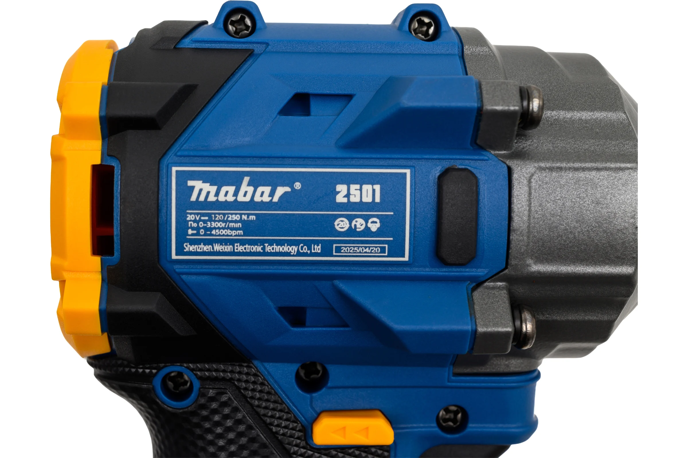 Аккумуляторный бесщёточный MABAR Винтовёрт УДАРНЫЙ, ( модели 2501-МК-4. 0АН) , 1*6 new 2501-МК-4.0АН