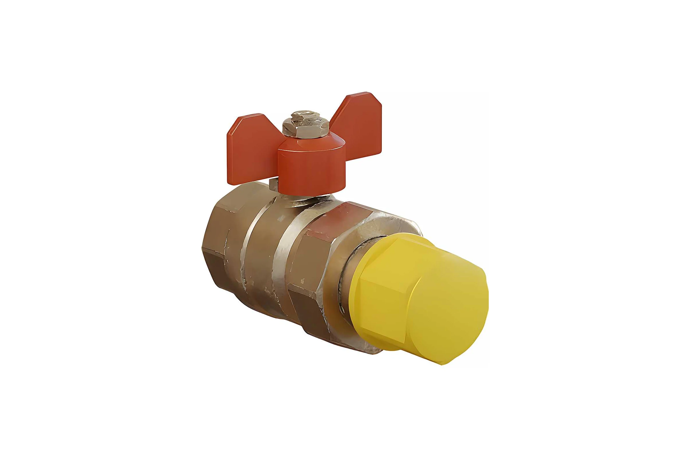 Защита наружной резьбы Миниворкс GAS/BSP 1 1/2"×11, цвет желтый – (1 шт.) CFT1,1/2