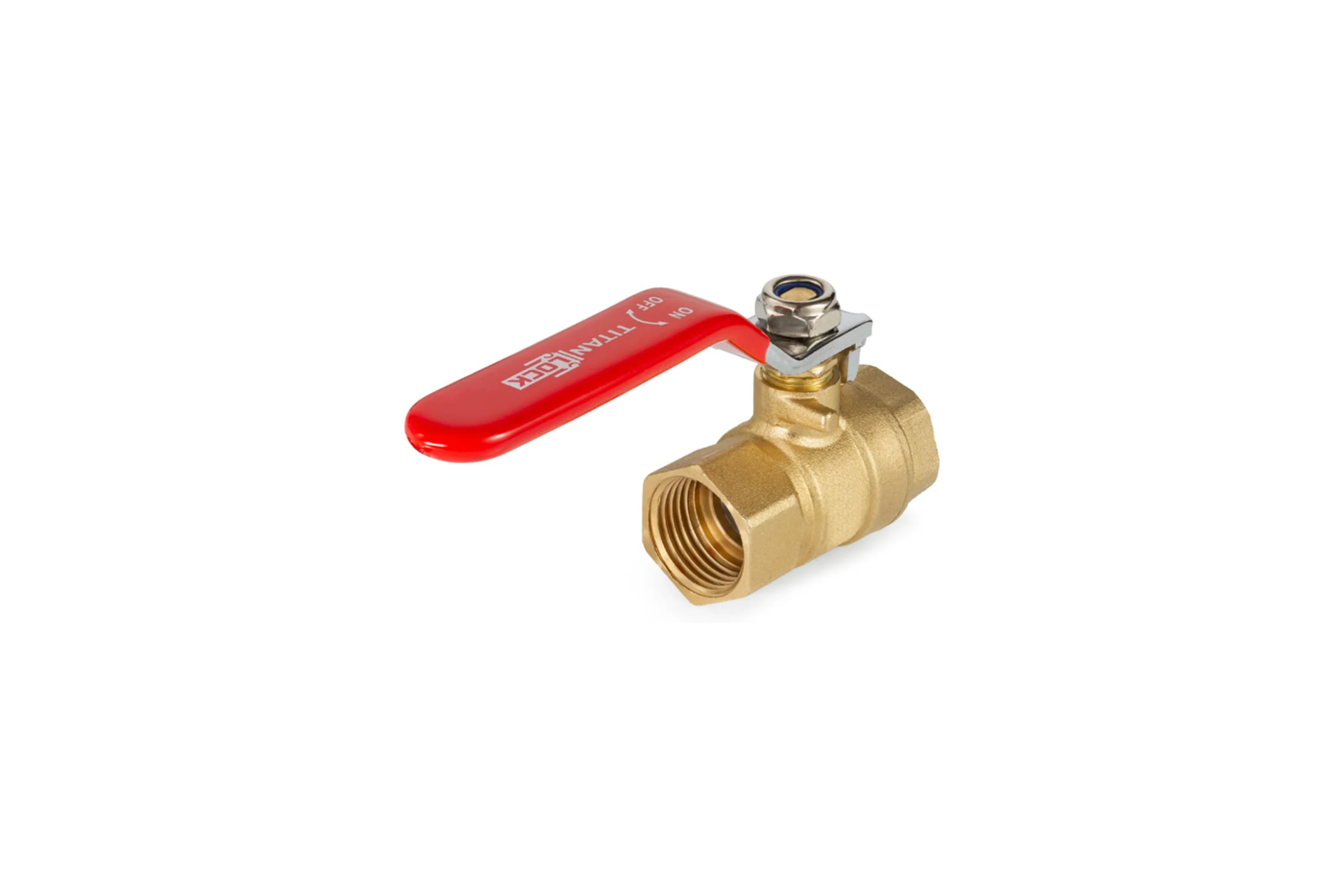 Шаровой кран TITAN LOCK 1in резьба BSP, латунь TL100BVBR